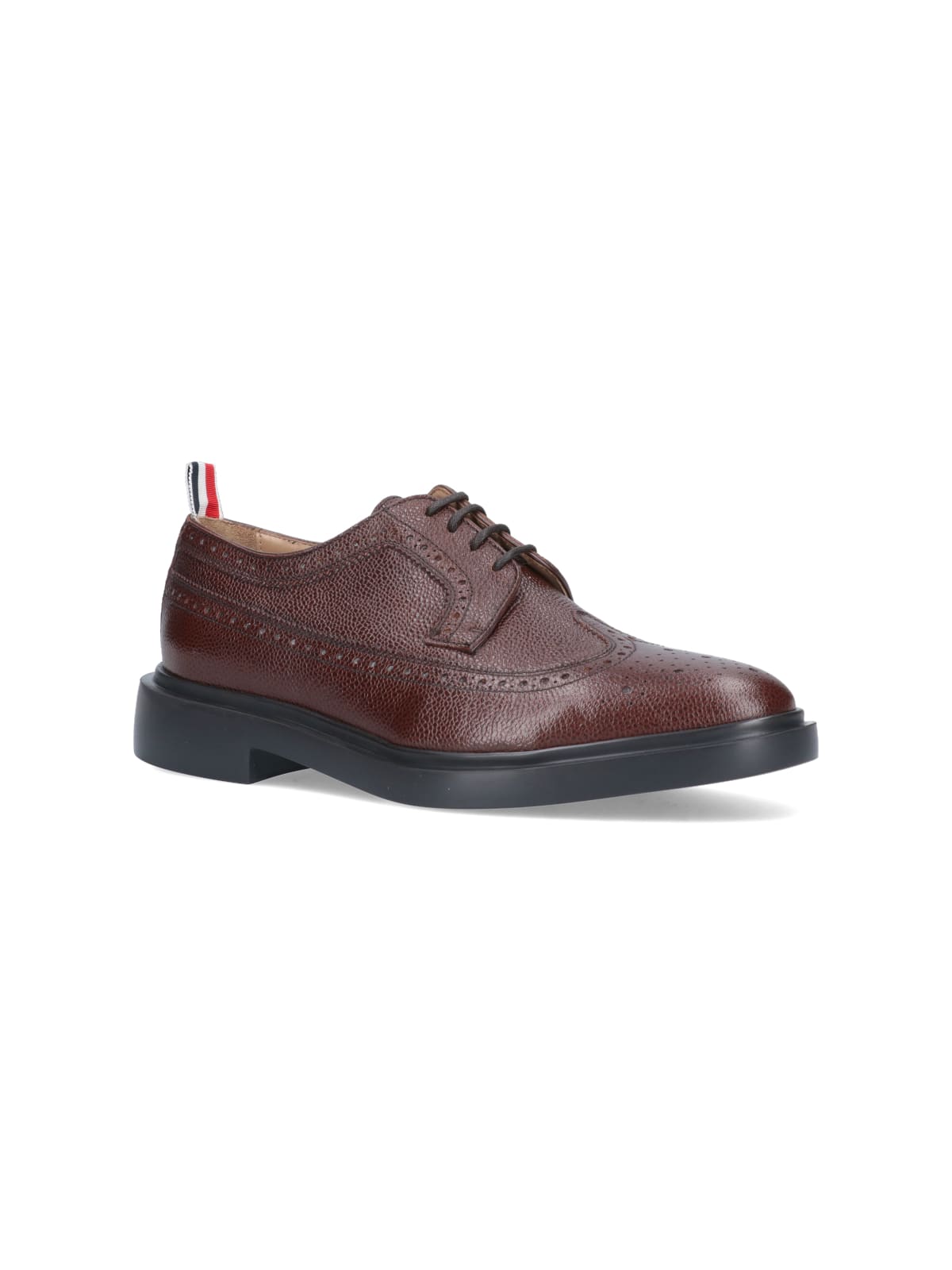 Shop Thom Browne Derby Shoes In Brown