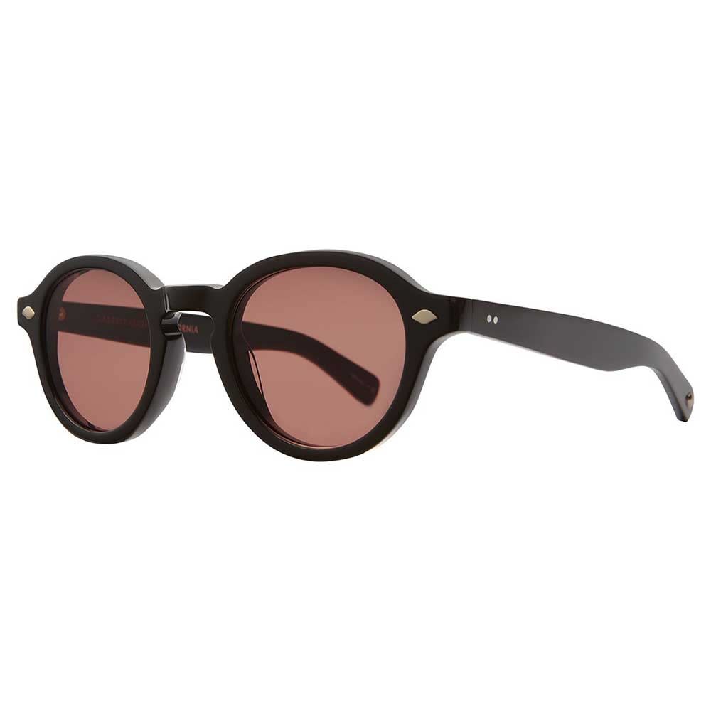 Shop Garrett Leight Sunglasses In Nero/rosso