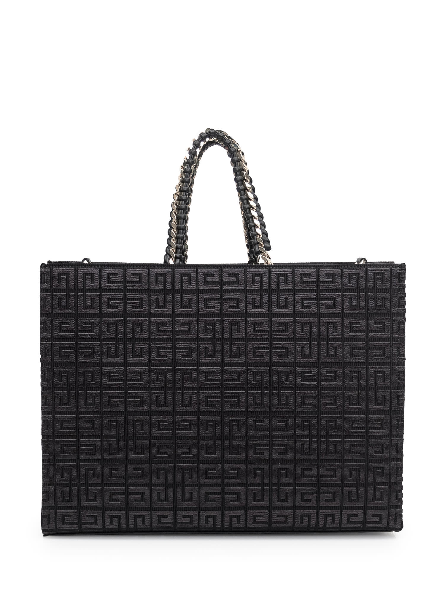 Shop Givenchy G-tote Medium In Black