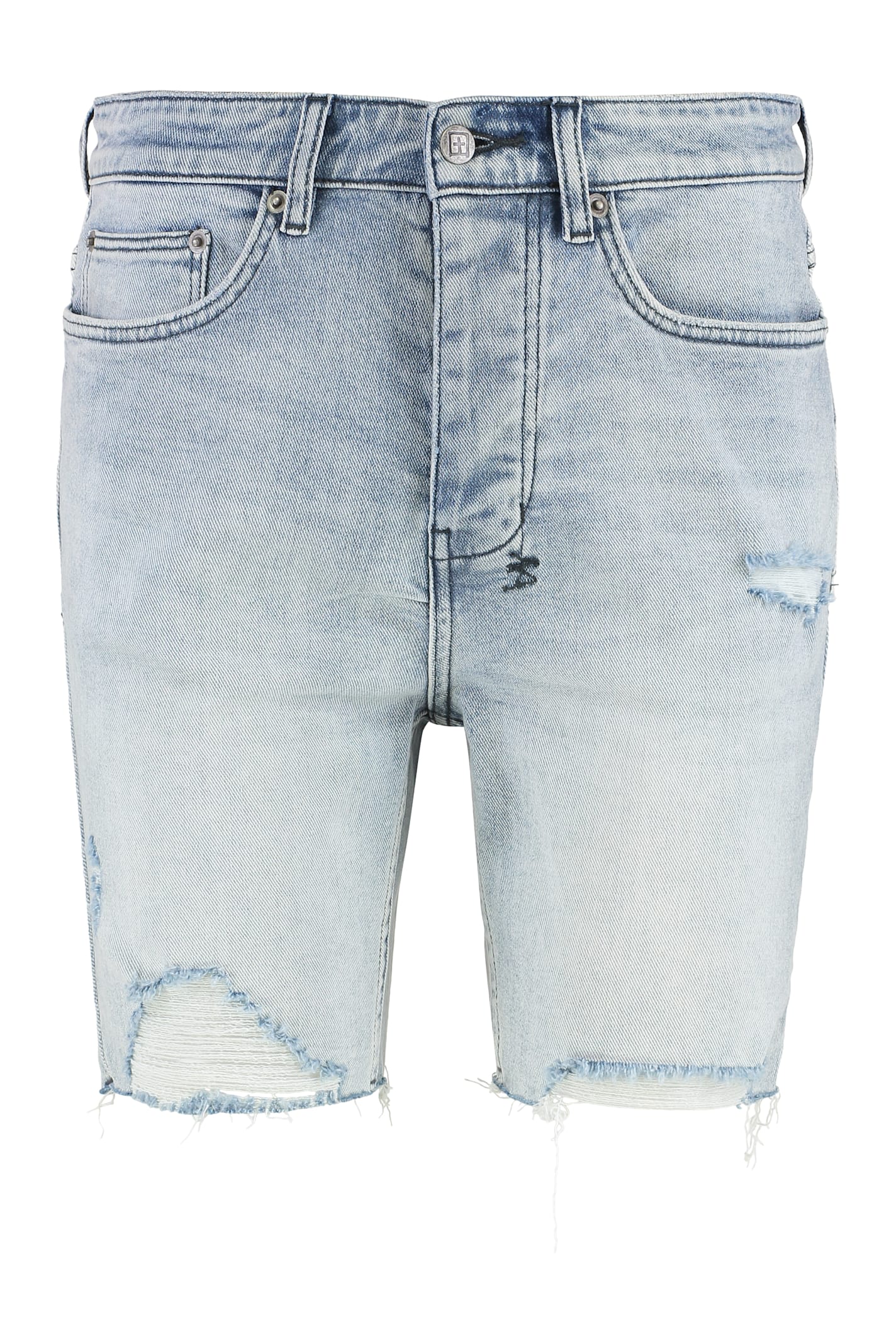 Denim Bermuda Shorts