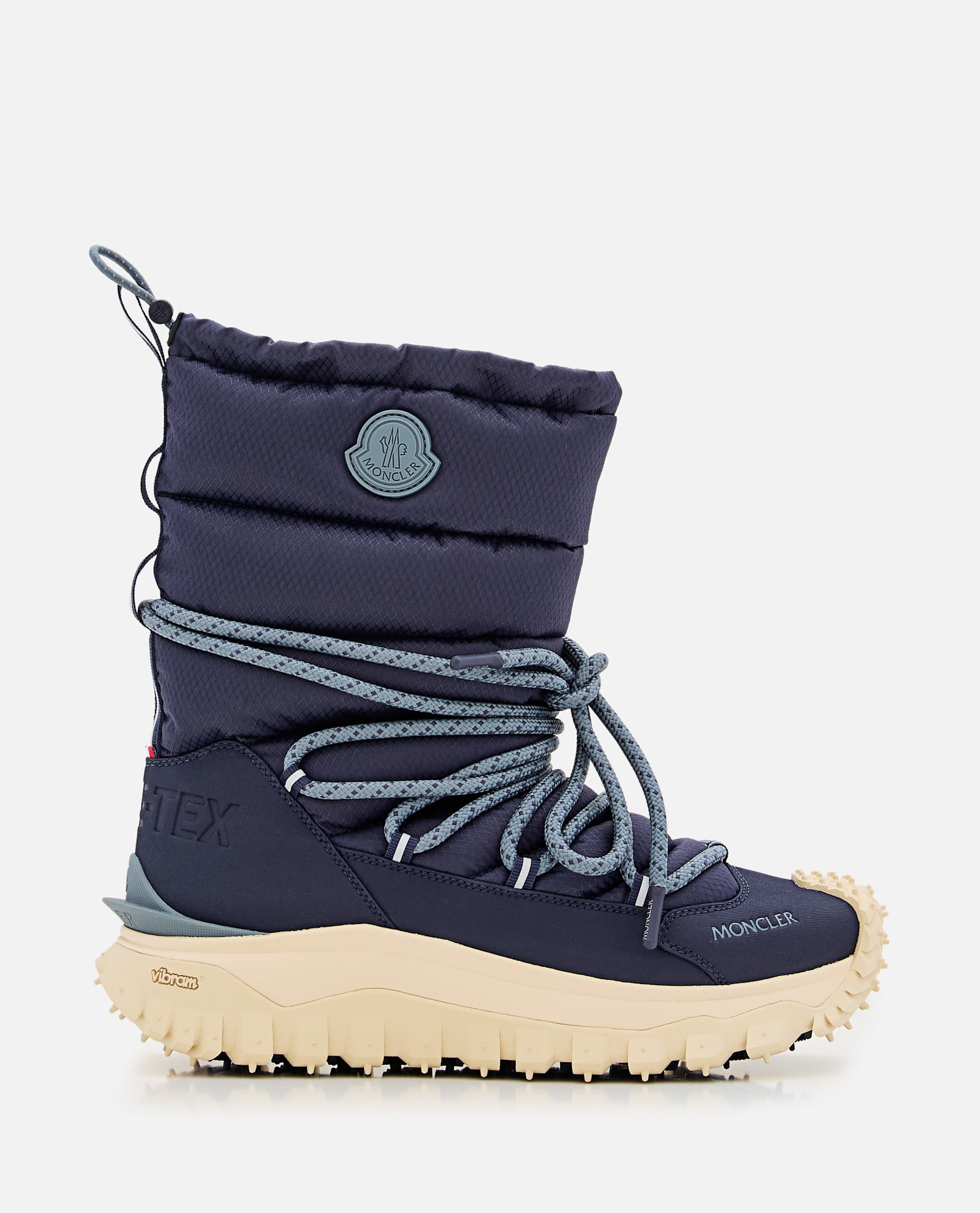 Shop Moncler Trailgrip Apres High Gtx Snow Boots In Blue