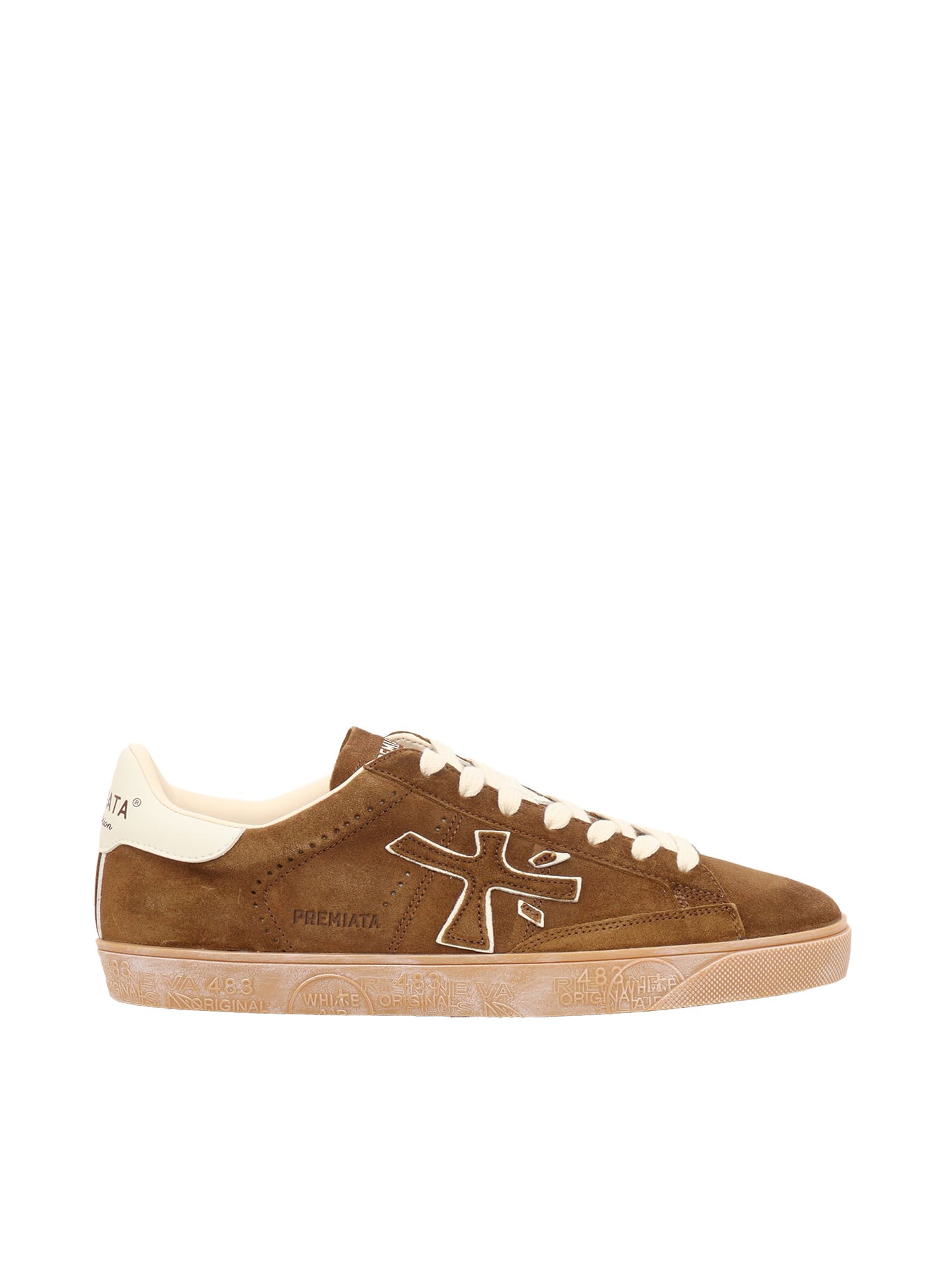 Shop Premiata Sneakers In Brown