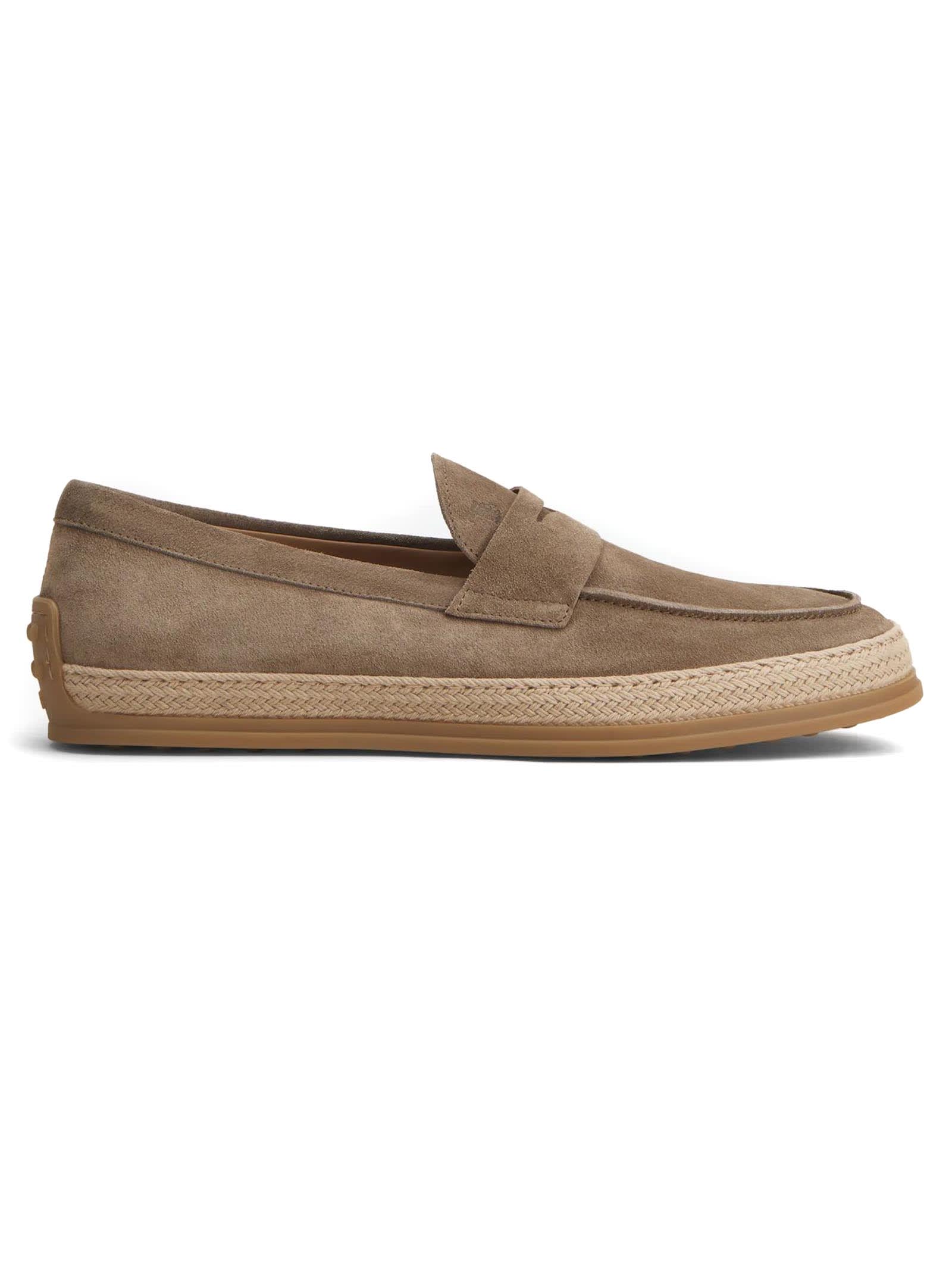 Tod's Round Toe Slip-On Sneakers