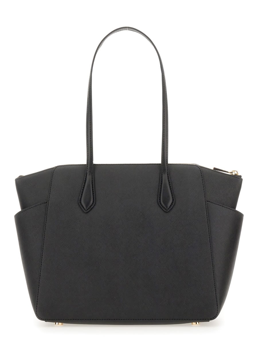 Shop Michael Kors Marylin Tote Bag In Black