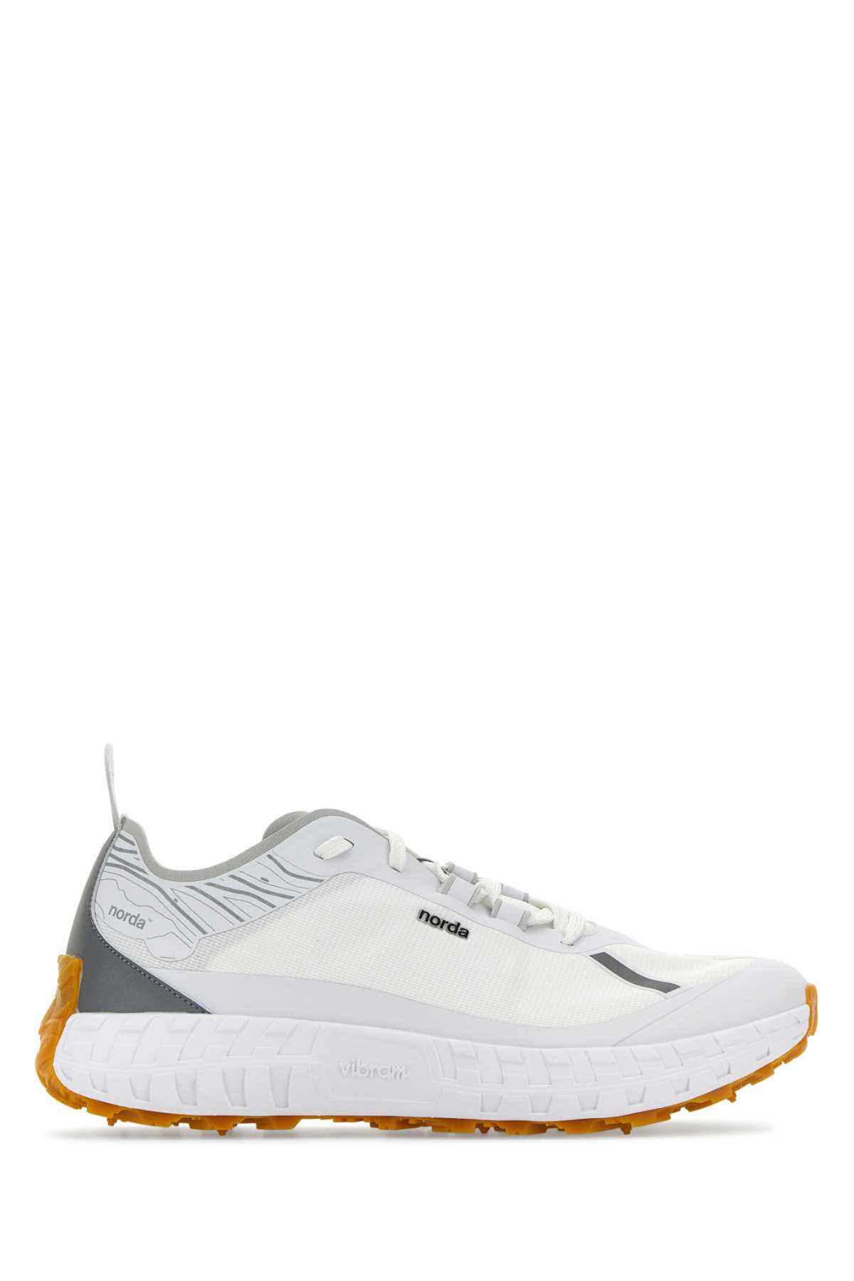 Shop Norda White Canvas 001 Sneakers In Whitegum