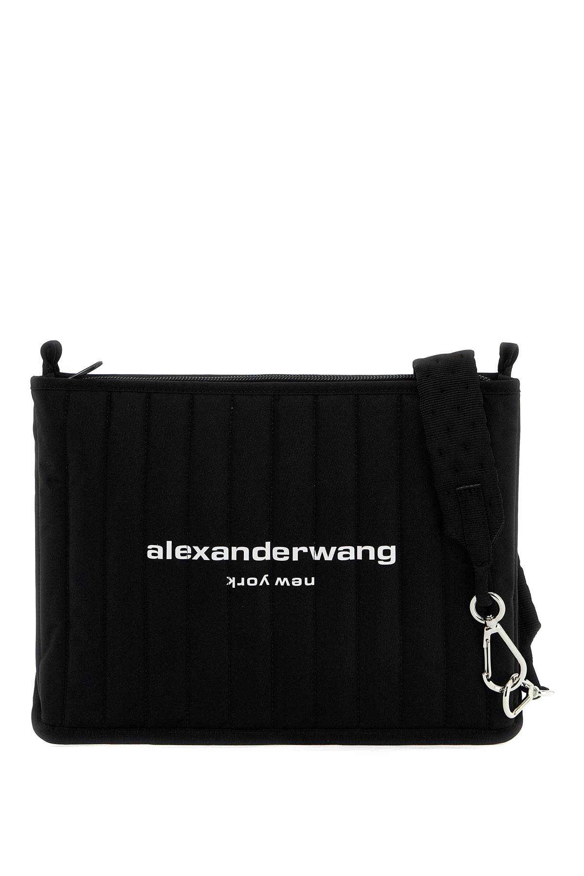 Shop Alexander Wang Elite Tech Nylon Shoulder Bag In Black (black)