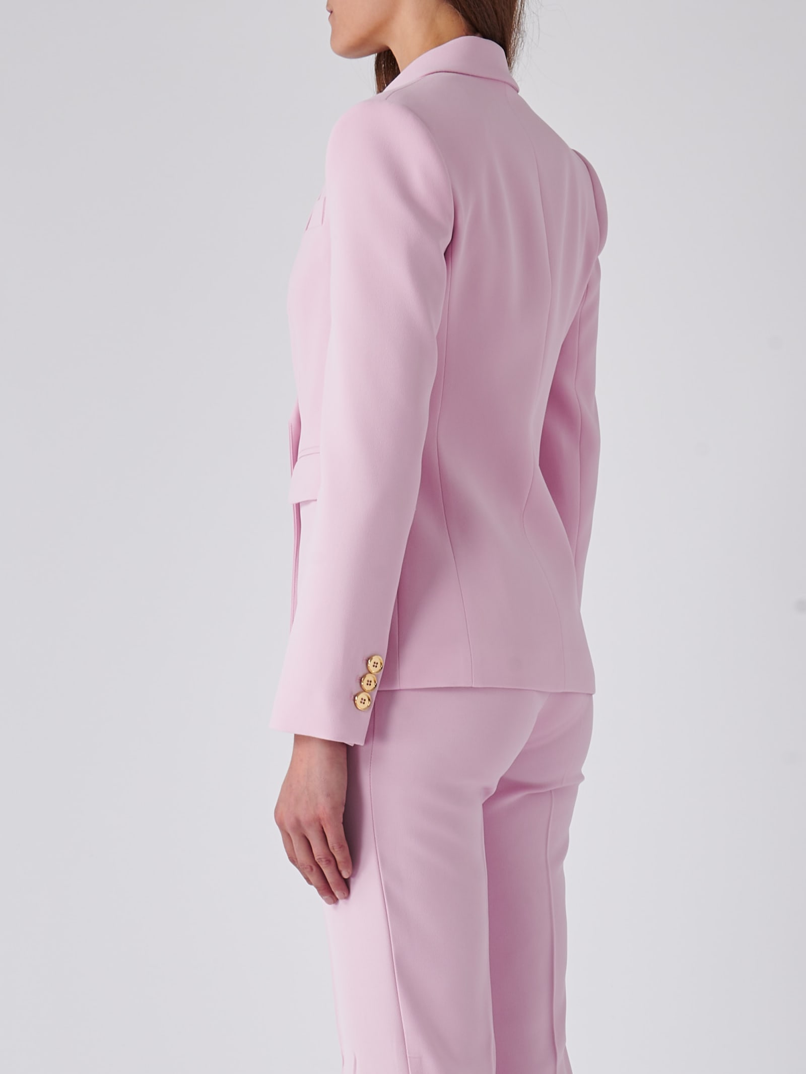 Shop Pinko Granato Giacca Blazer In Rosa