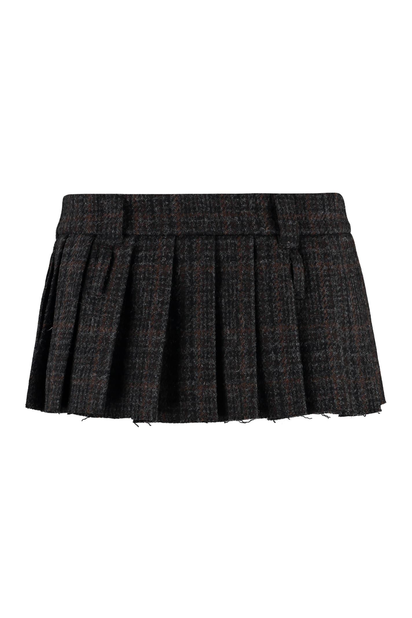 Miu Miu Pleated Mini Skirt