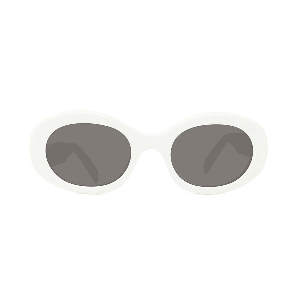 Celine Cl40194u Triomphe 25a Sunglasses In Gray