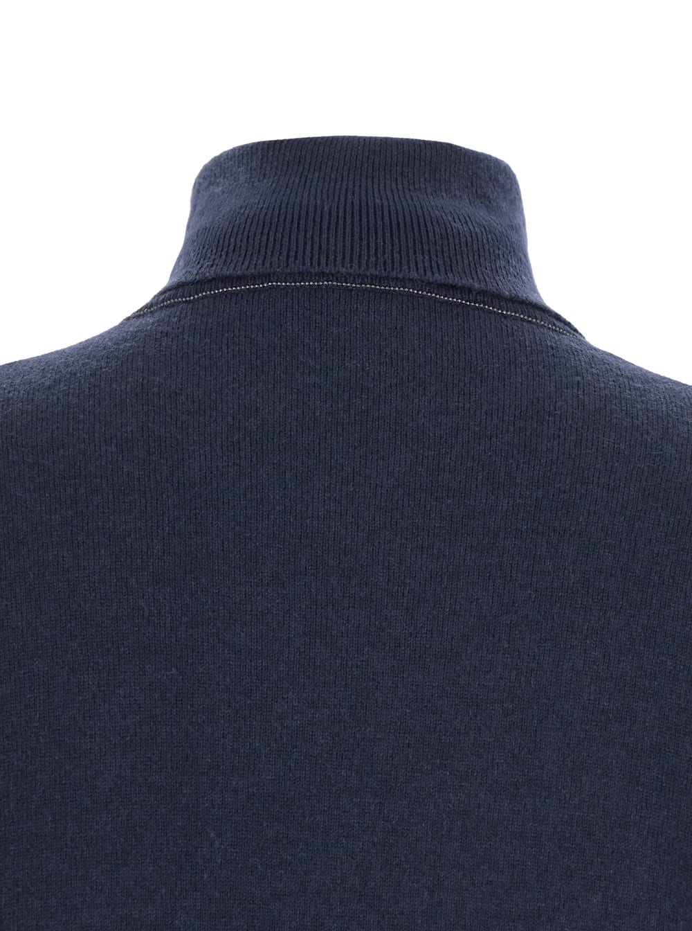 Brunello Cucinelli Blue Turtleneck Sweater In Blue