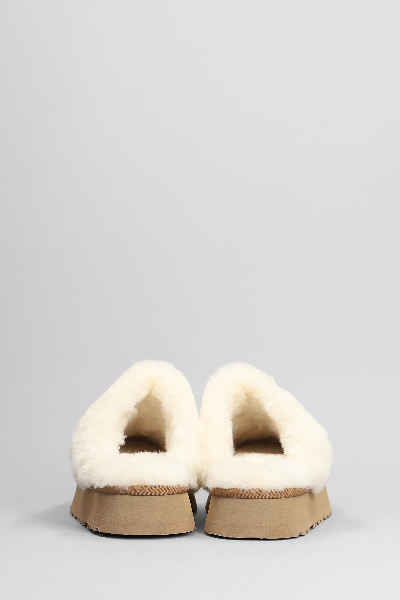 Ugg Disquette Sheepskin And Suede Comfort Slide