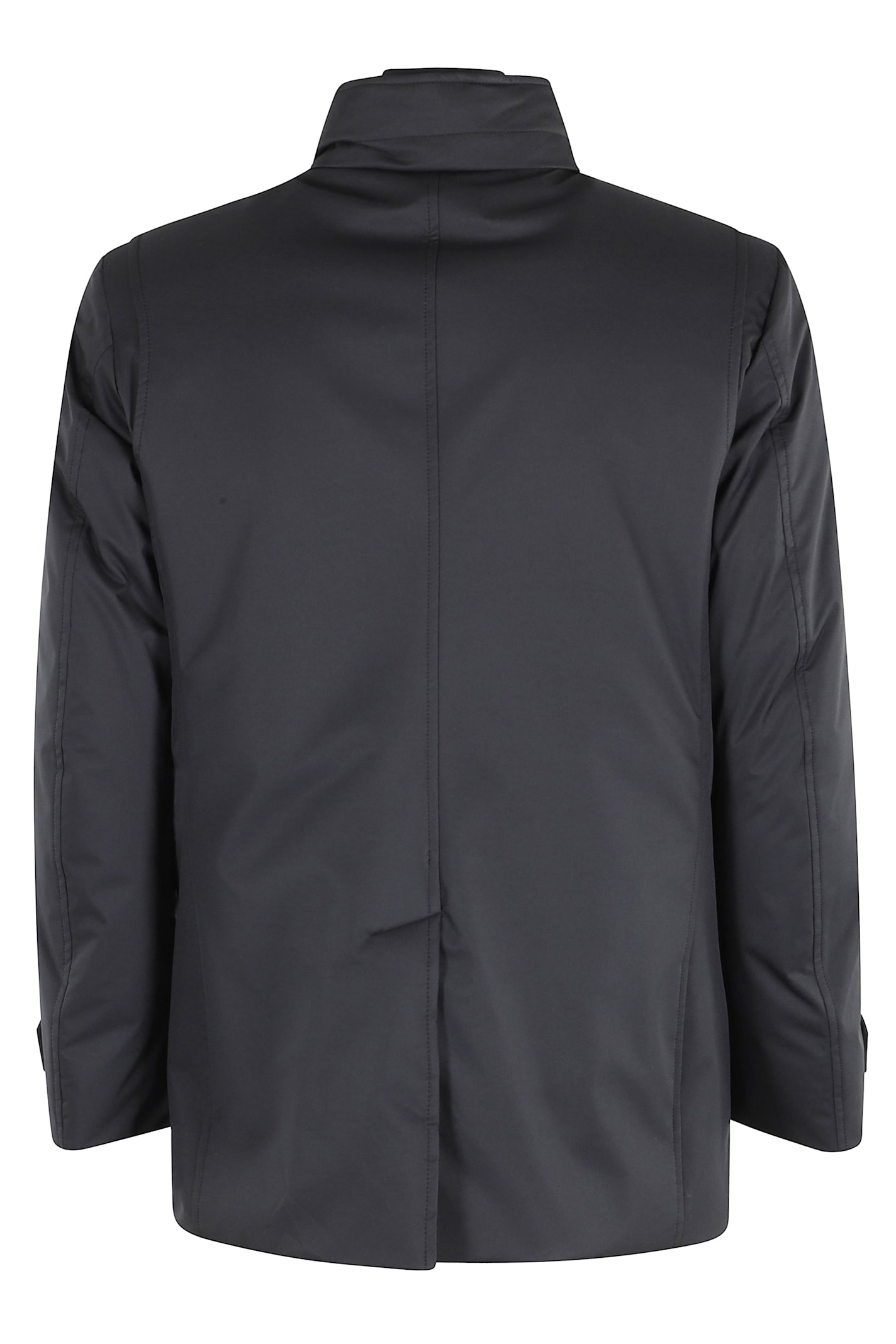 Moorer Man Puffer Midnight Blue Size 42 Polyester In Black