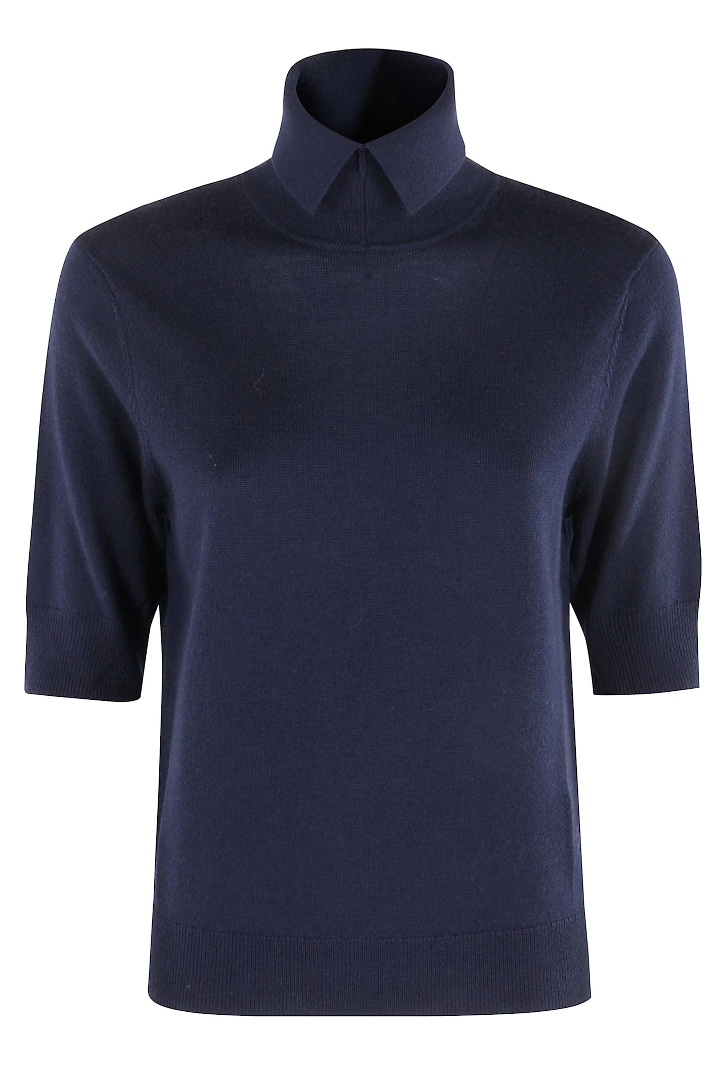 Herskind Perry Knit Blouse In Blue