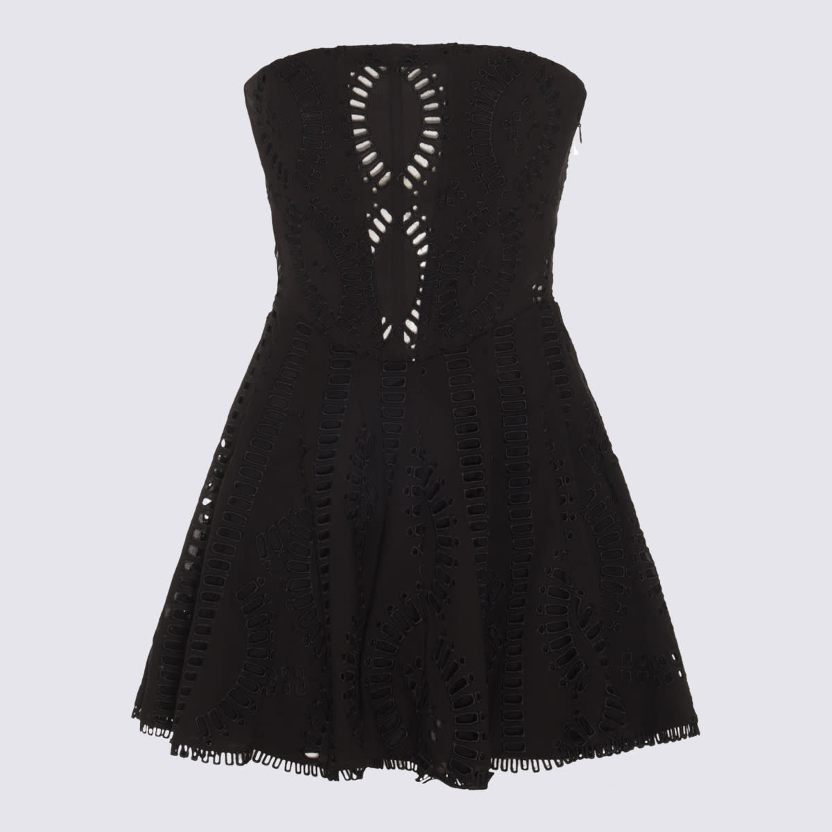 Black Cotton Blend Dress