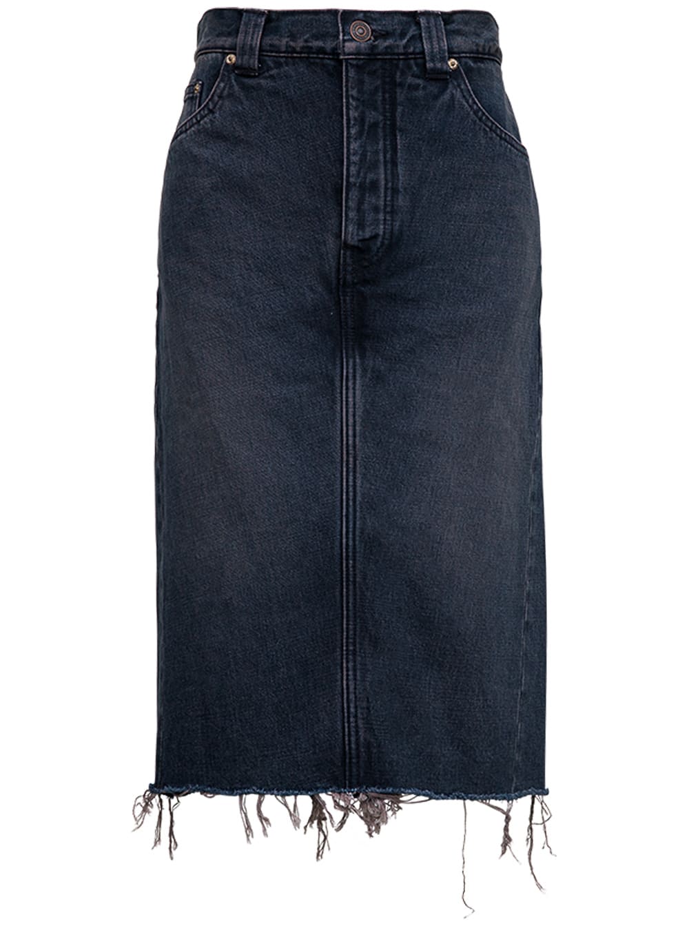 Balenciaga Bermuda Shorts With Skirt With Japanese Denim