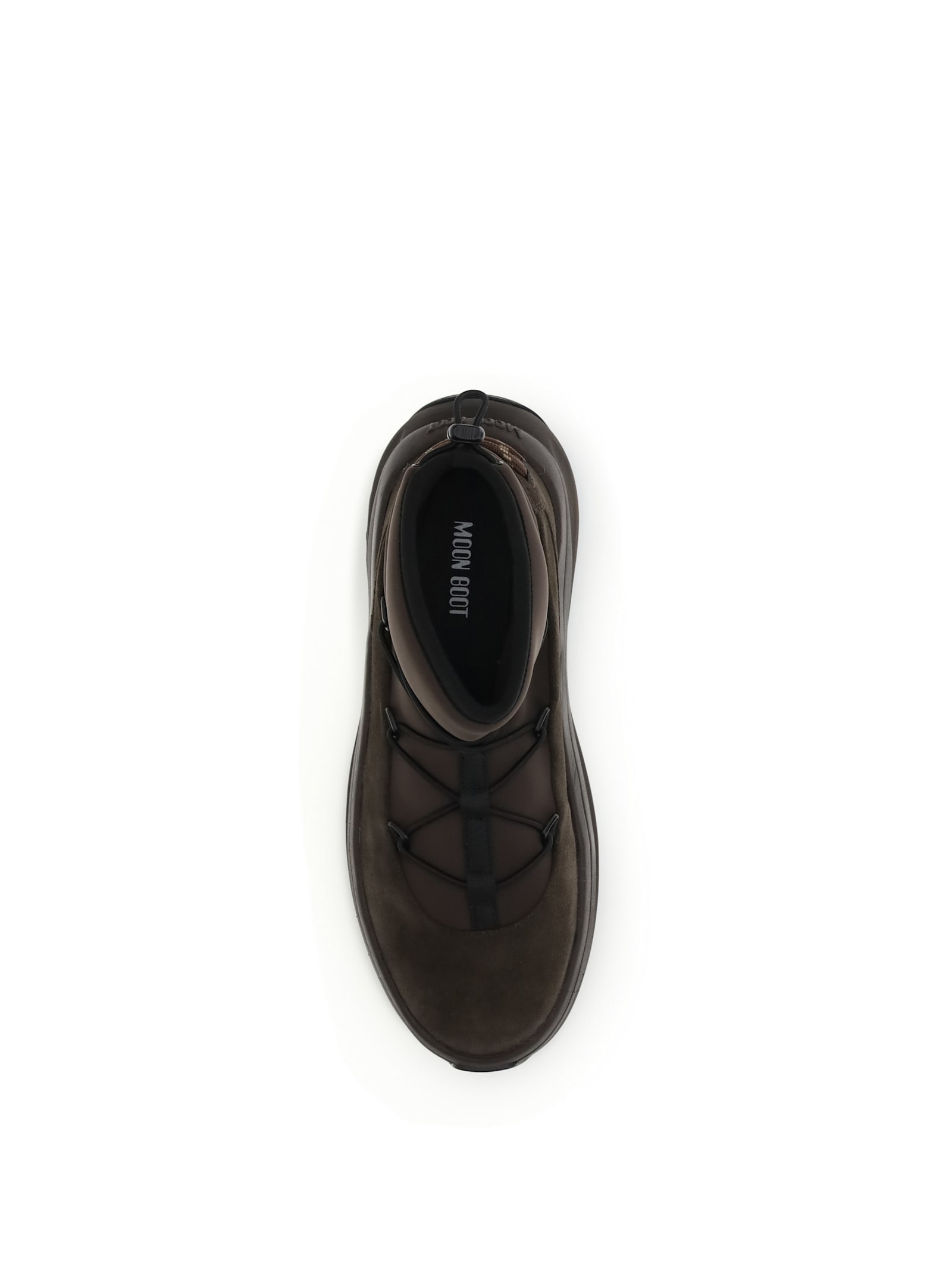 Moon Boot Brown Moon247 Slip-on Sneakers In Black