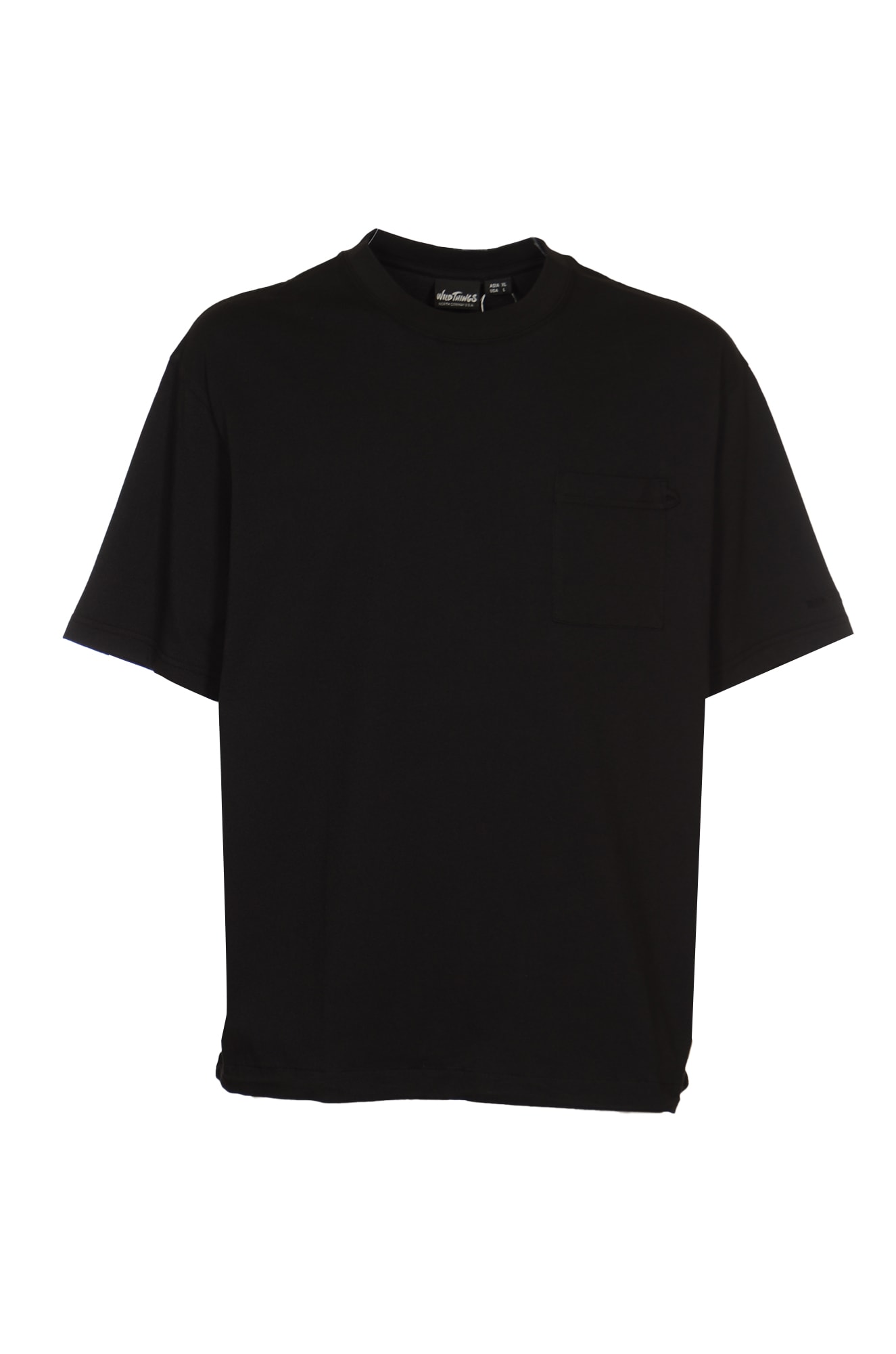 Wild Things City Pocket T-shirt In Black