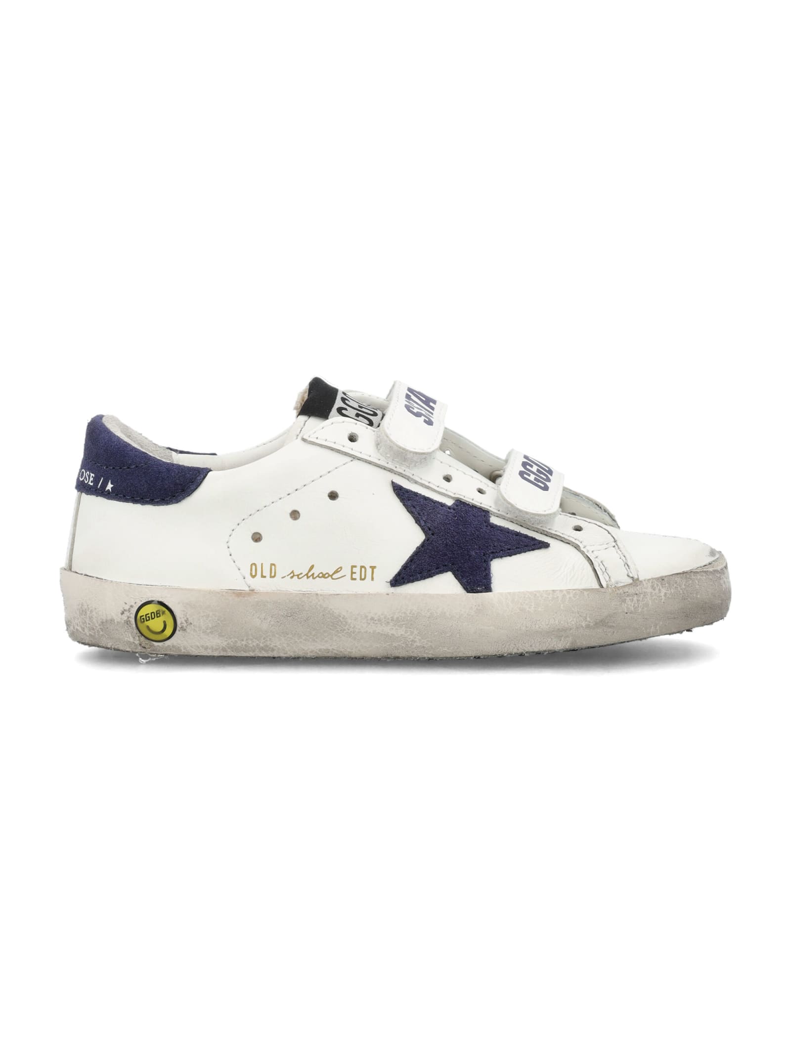 Shop Golden Goose Old School In White/blue/ice