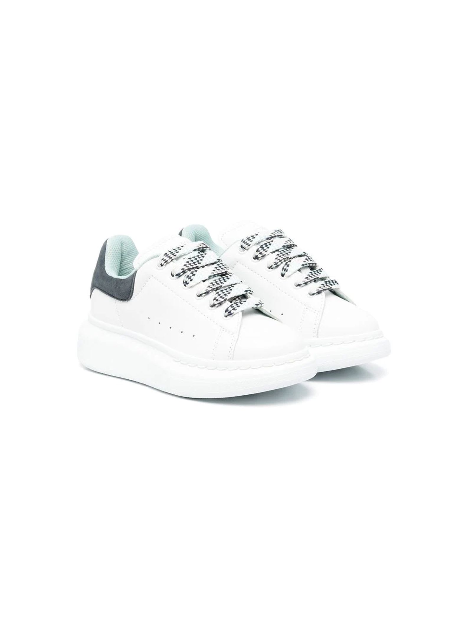 Alexander McQueen White Calf Leather Sneakers
