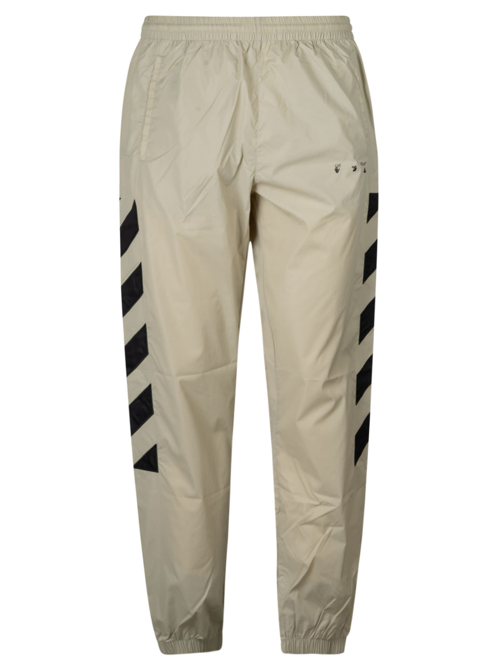 Click to view more detailed imagery on our partner's website Off-white Diag Nylon Track Pants In Abbey Stone/black