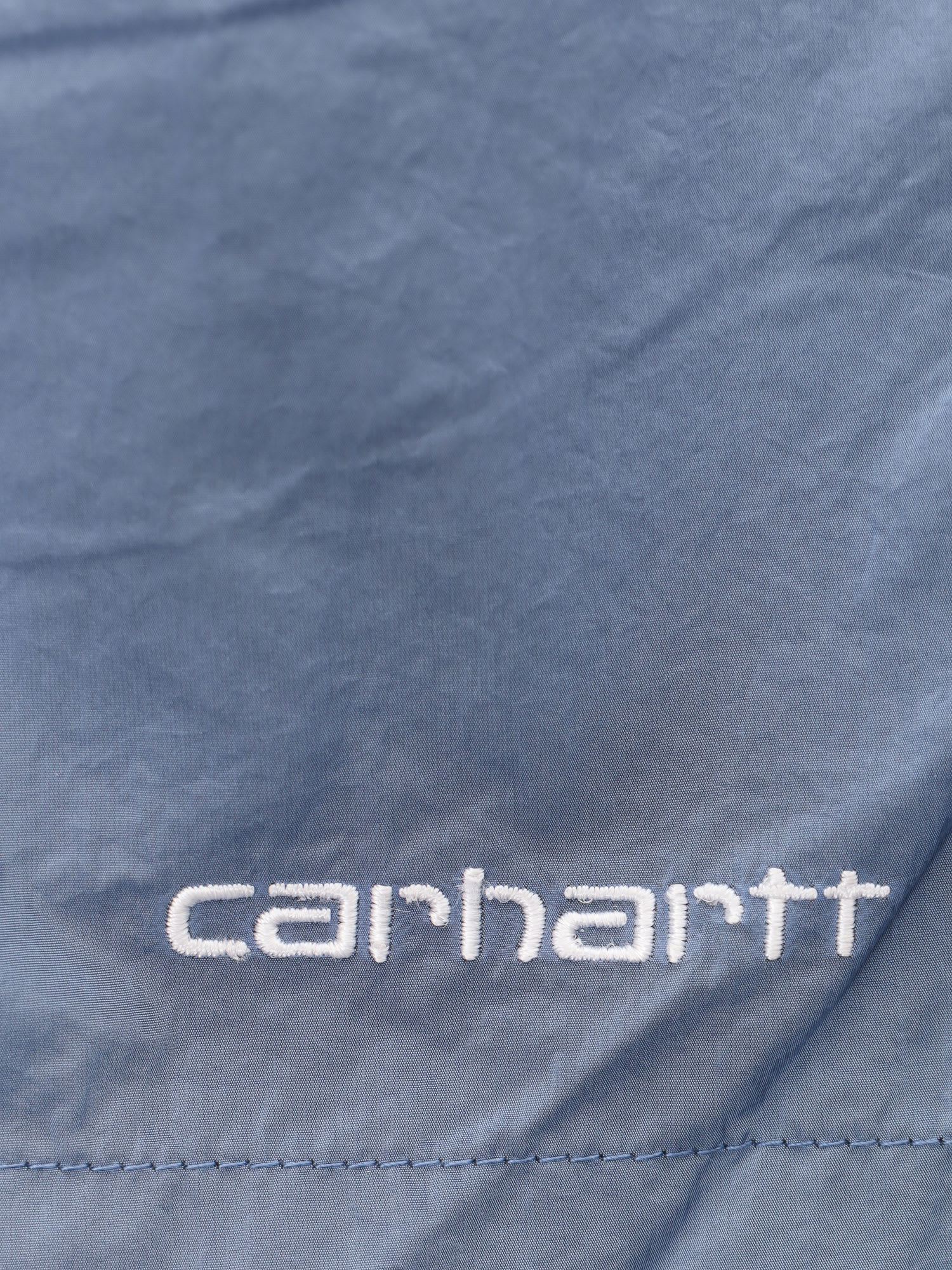 Shop Carhartt Tobes Swim Trunk In Sorrent/white