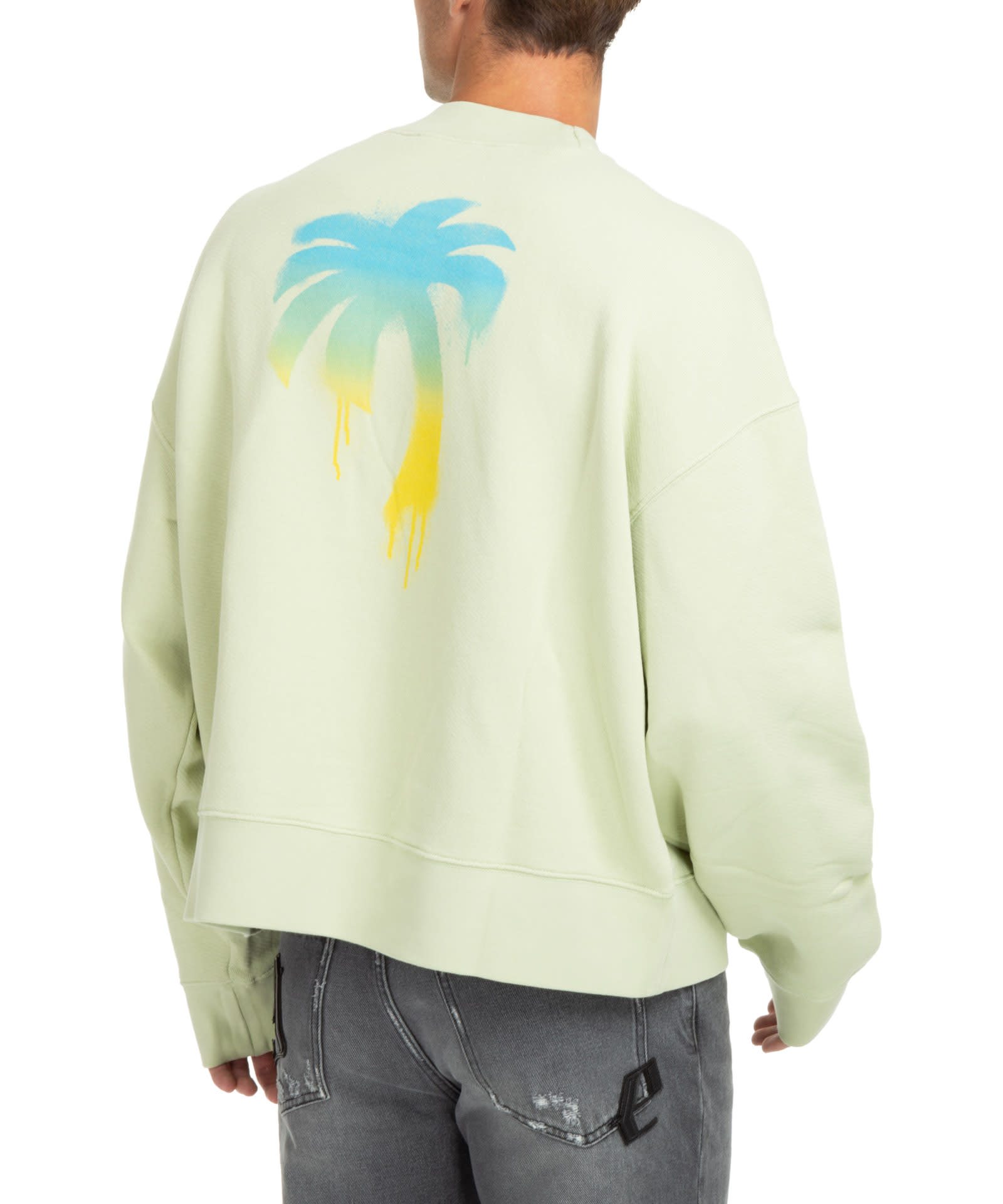 Palm Angels Palm Tree Cotton Sweatshirt