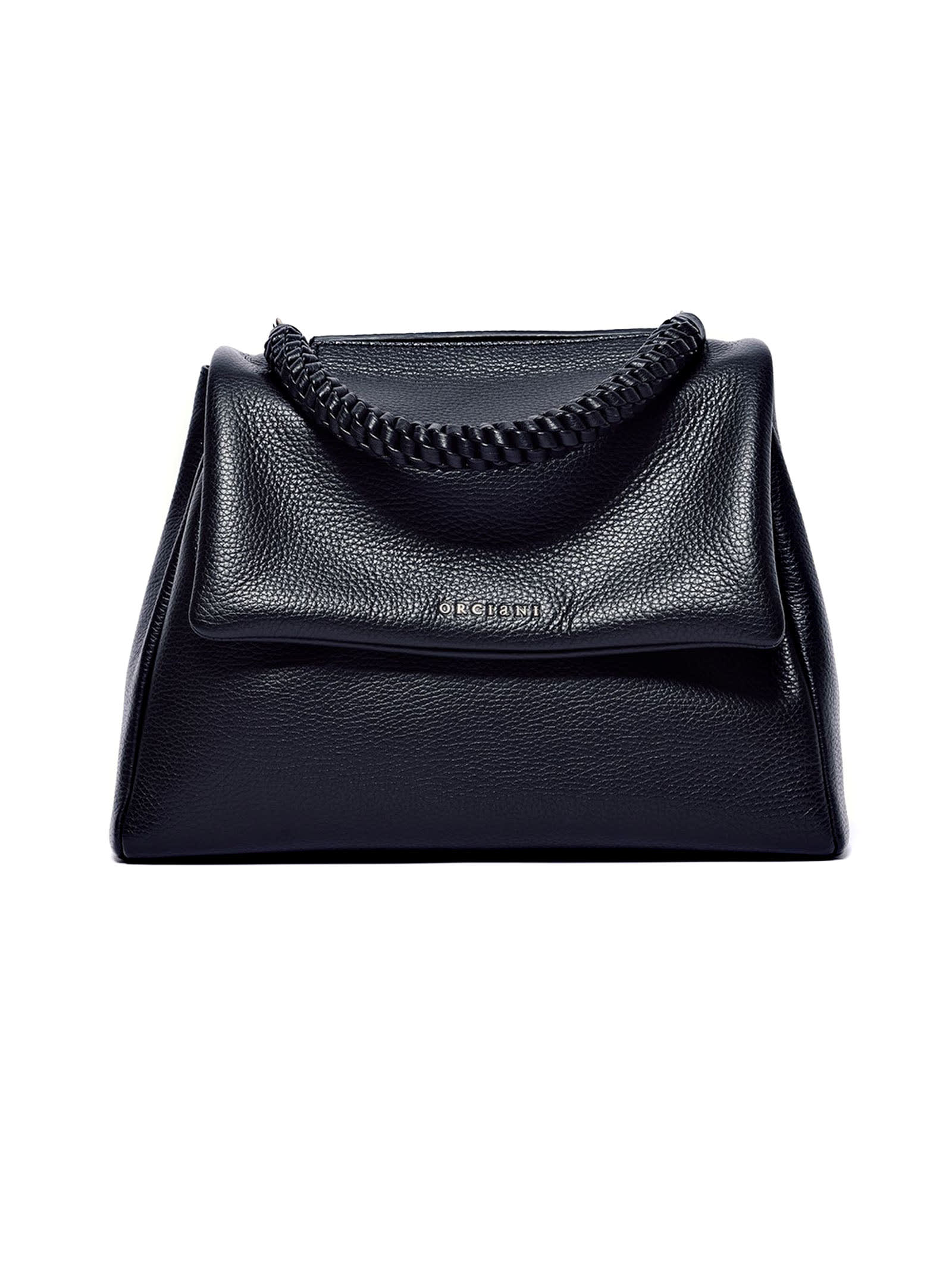 Orciani Sveva Sense Scooby Midi Leather Shoulder Bag