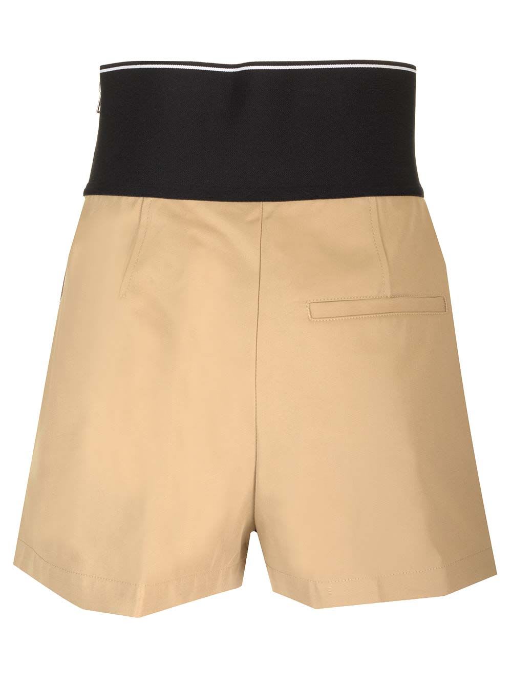 Shop Alexander Wang Safari Short In Cotton Tailoring In Beige