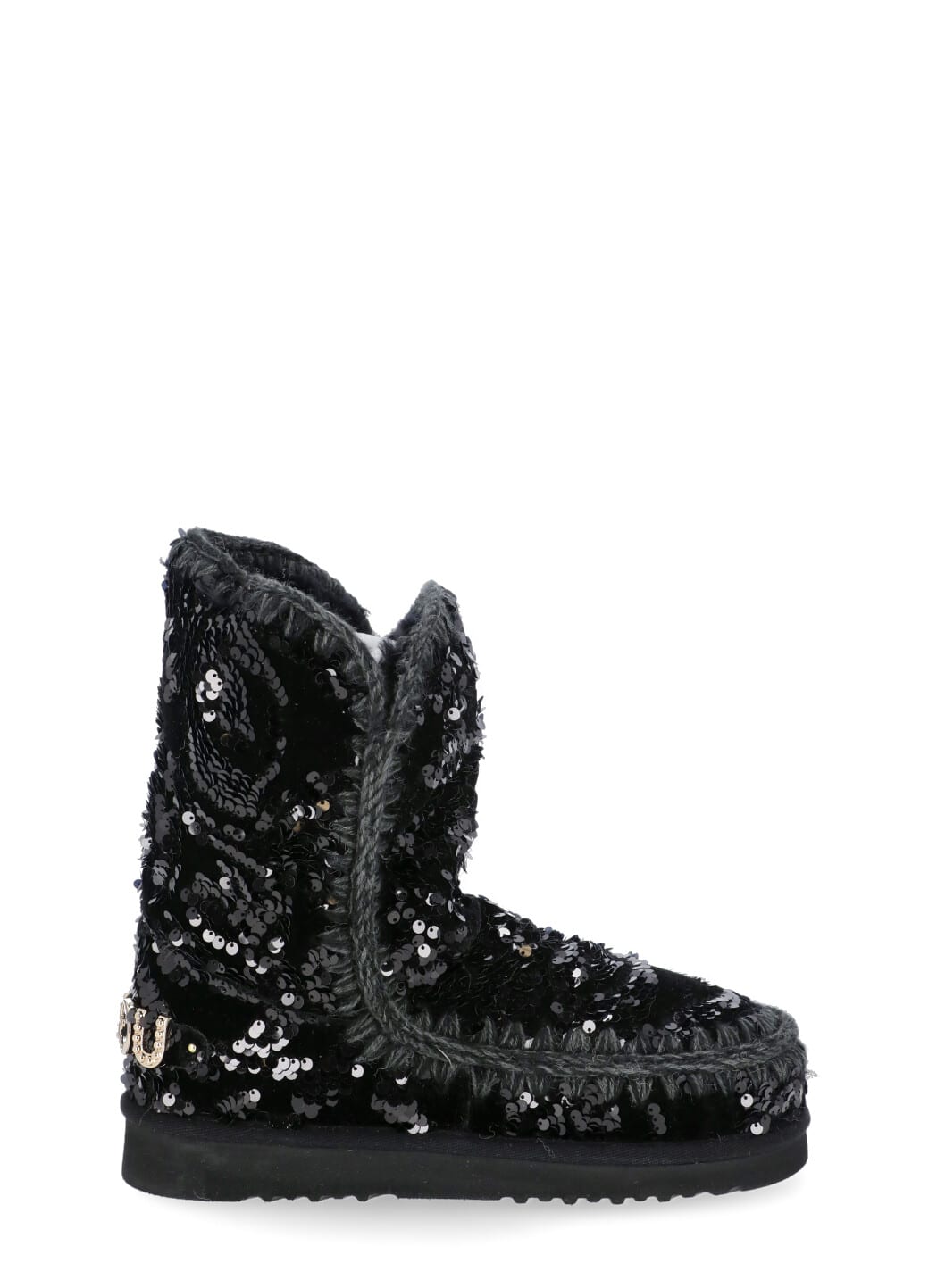 Mou Eskimo Sequin-embellished Boots In Gasqbk