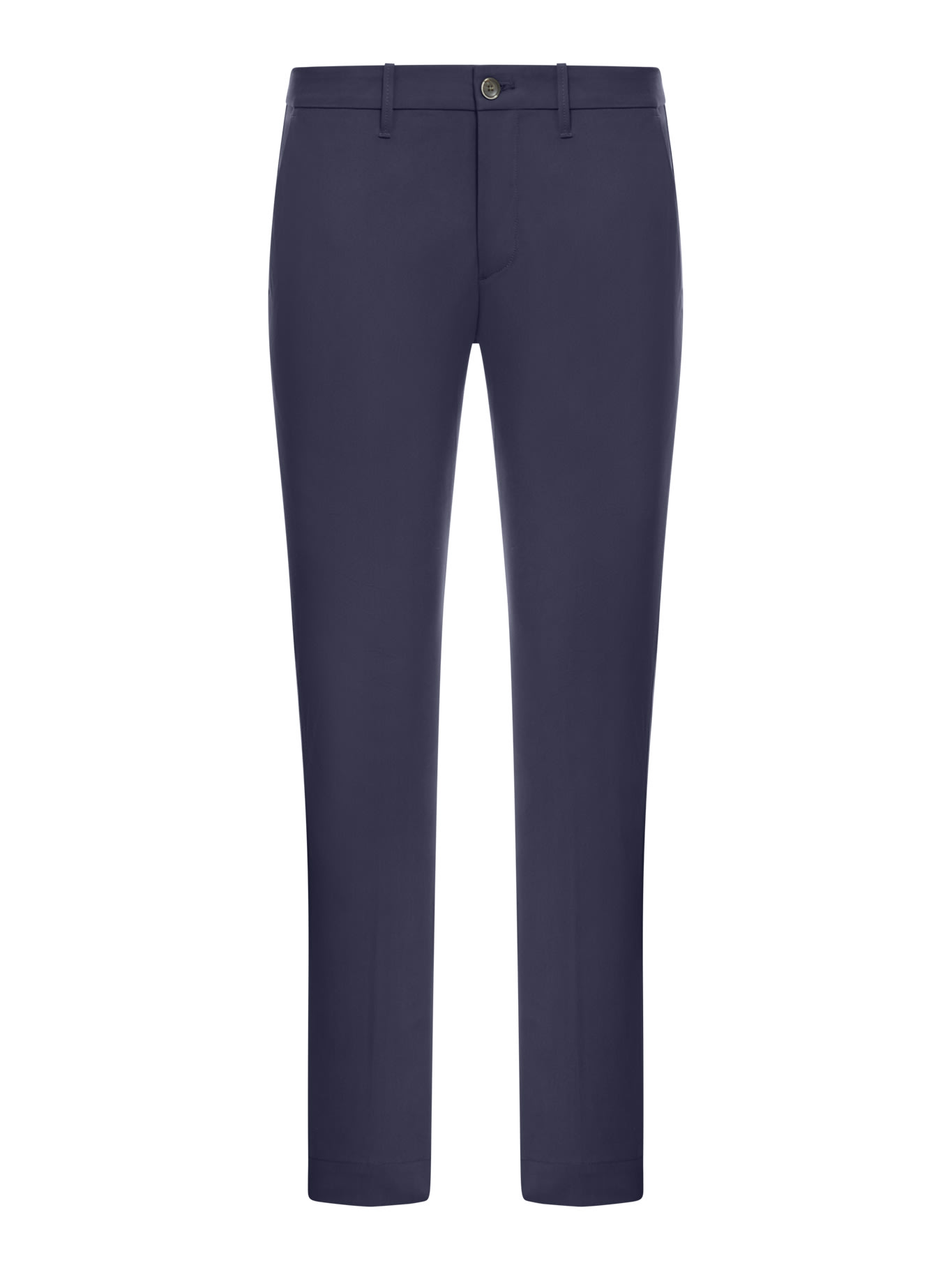 Slim Cotton Chino Trousers