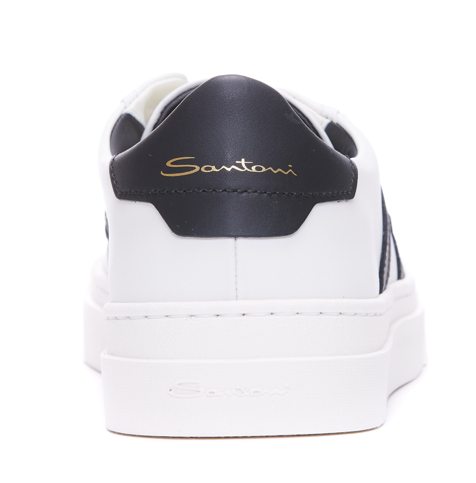 Shop Santoni Sneakers  In White