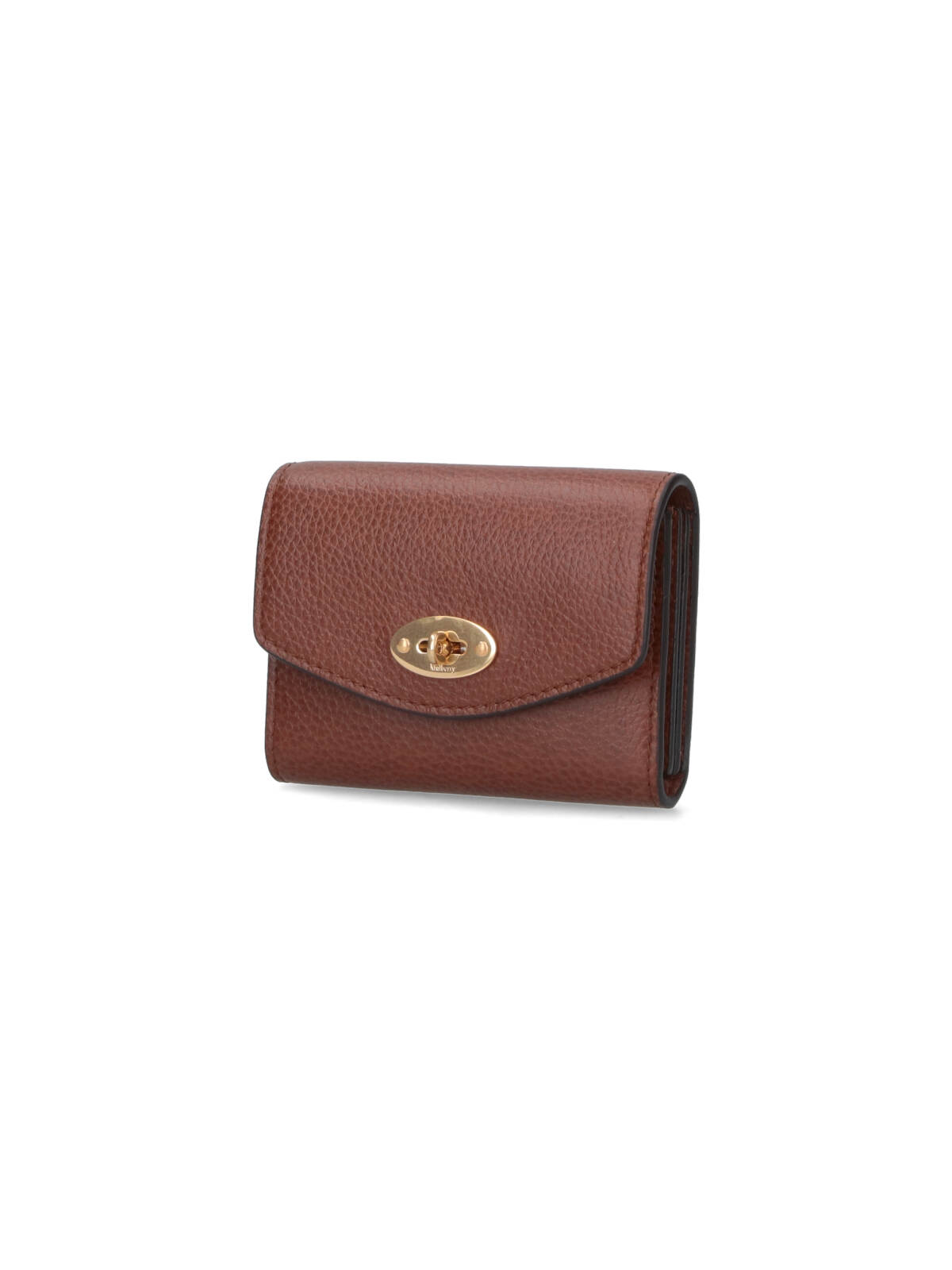 Mulberry Textured Wallet Gold-tone Hardware In Brown