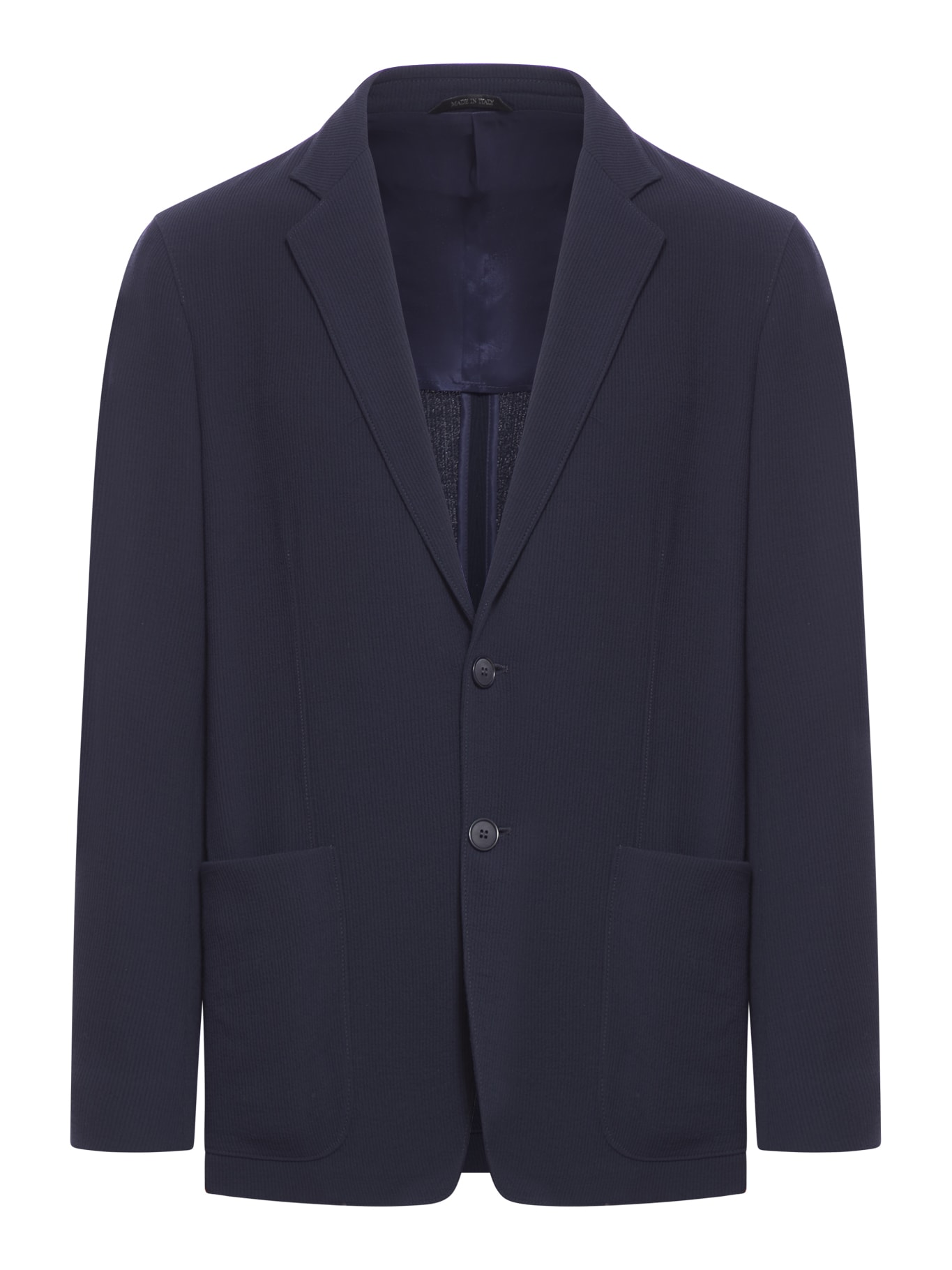 Shop Giorgio Armani Blazer In Night Sky