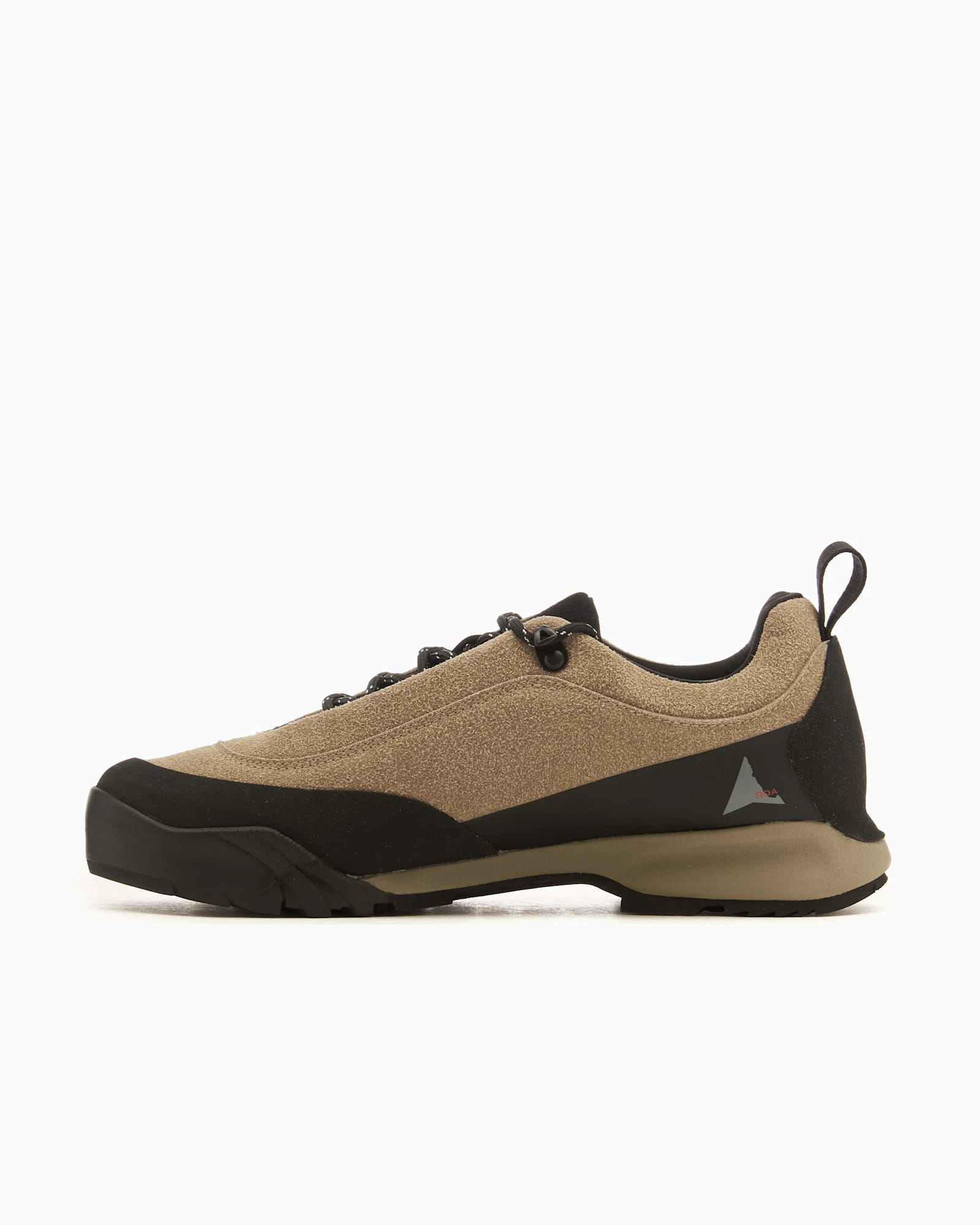 Roa Cingino Rubber-trimmed Microfibre Hiking Sneakers In Black