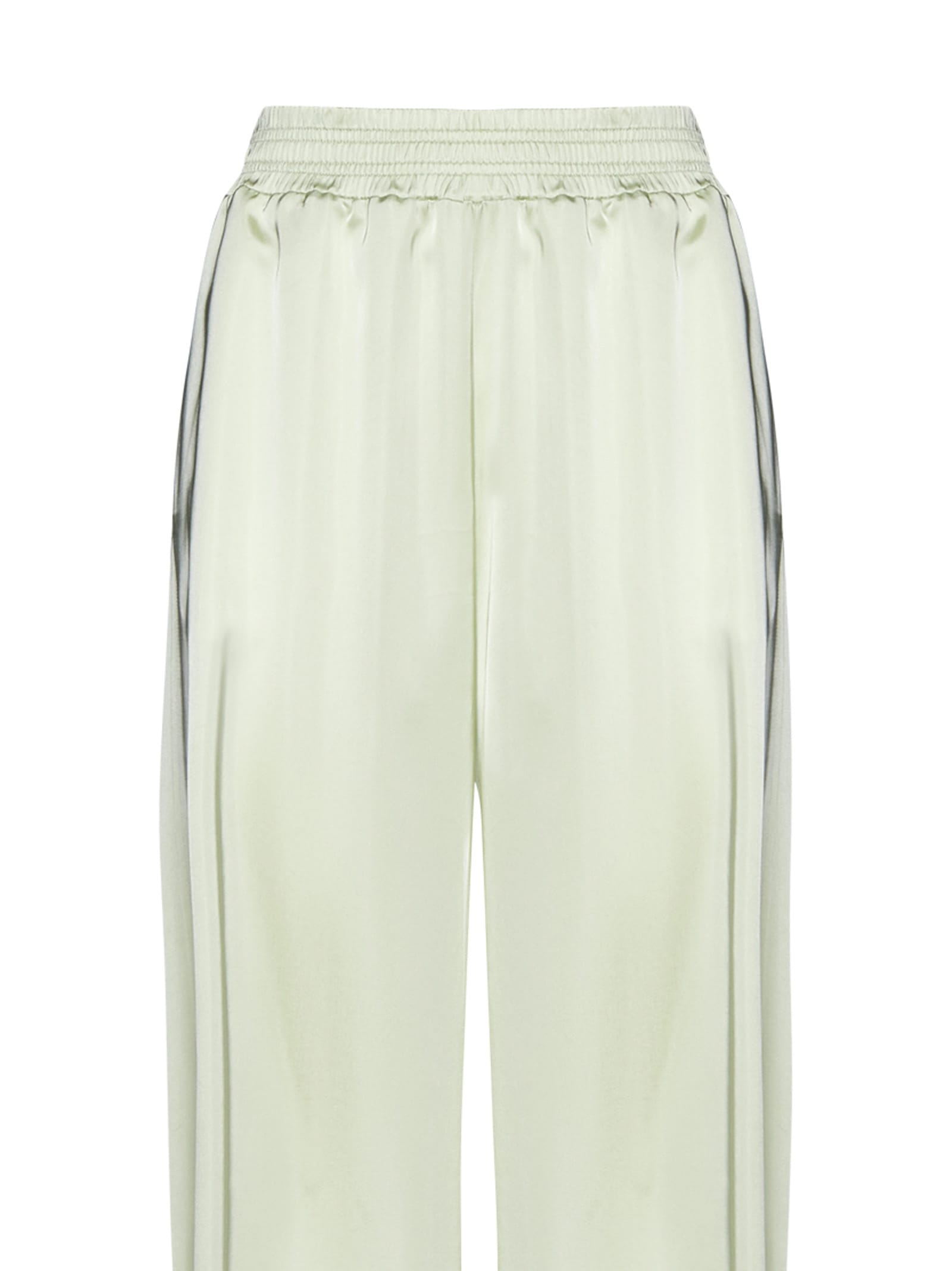 Shop Fabiana Filippi Pants In Mint Green