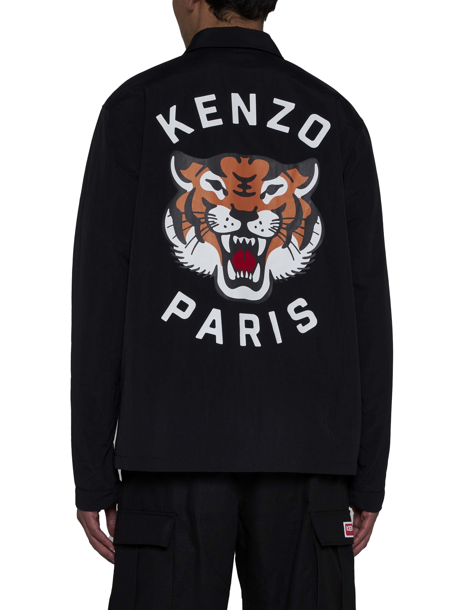 Shop Kenzo Jacket In Black