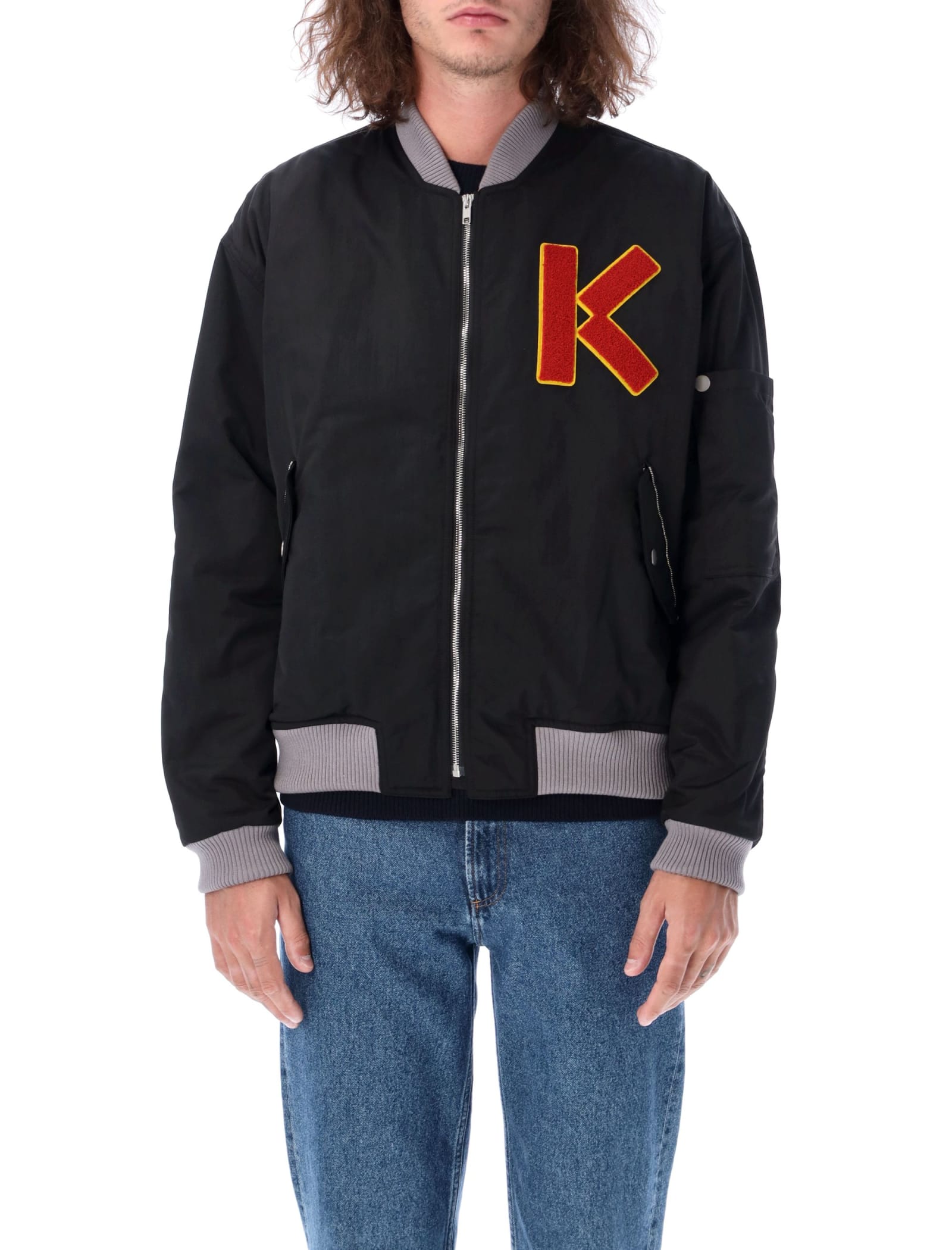 Kenzo Bomber Jacket With Patch