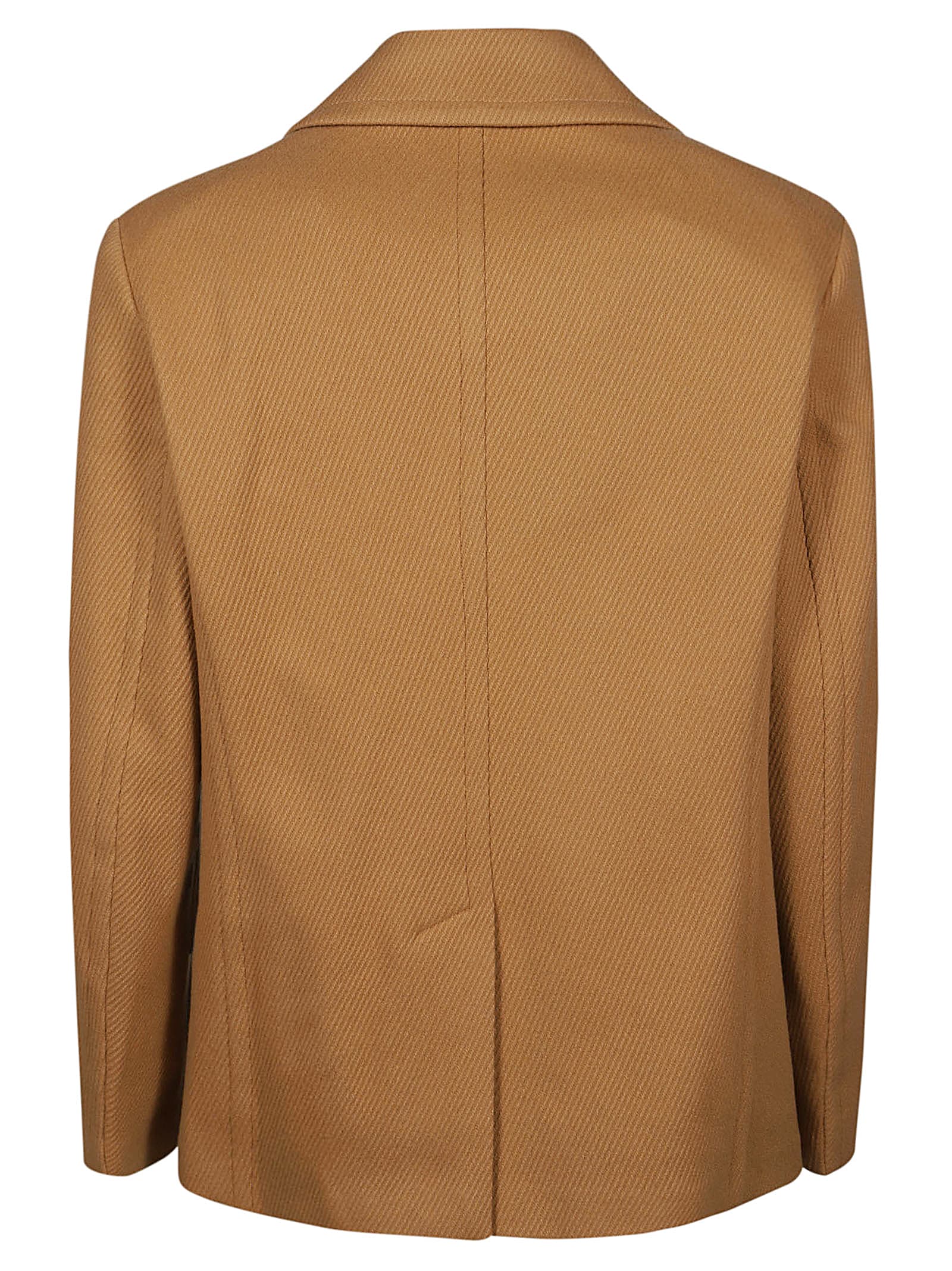 Shop Etro Pea Coat In Nocciola Chiaro