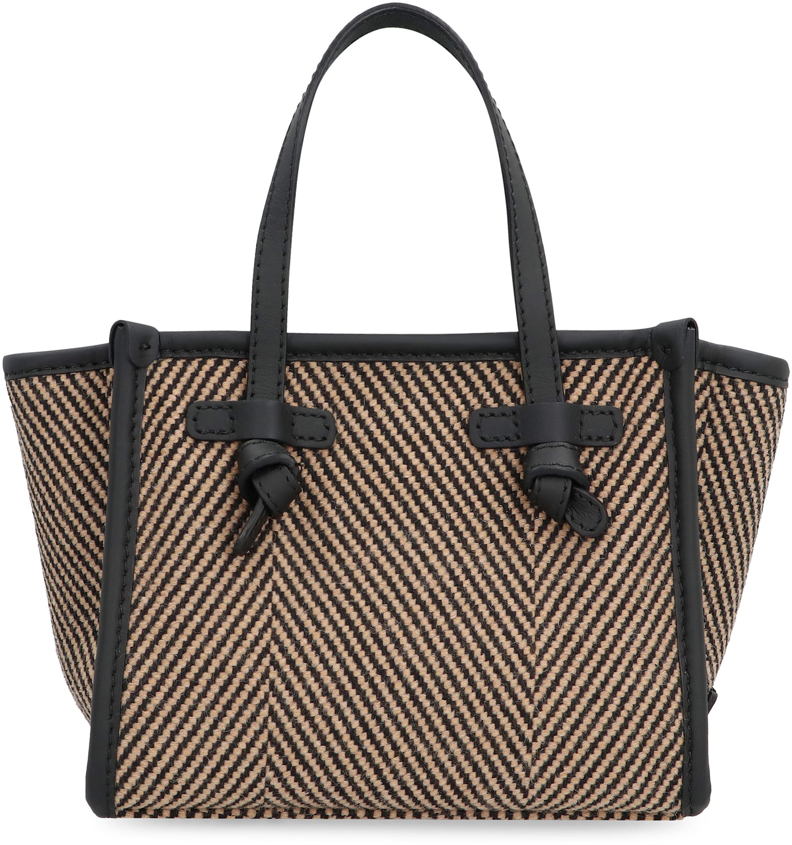 Gianni Chiarini Miss Marcella Herringbone Fabric Handbag