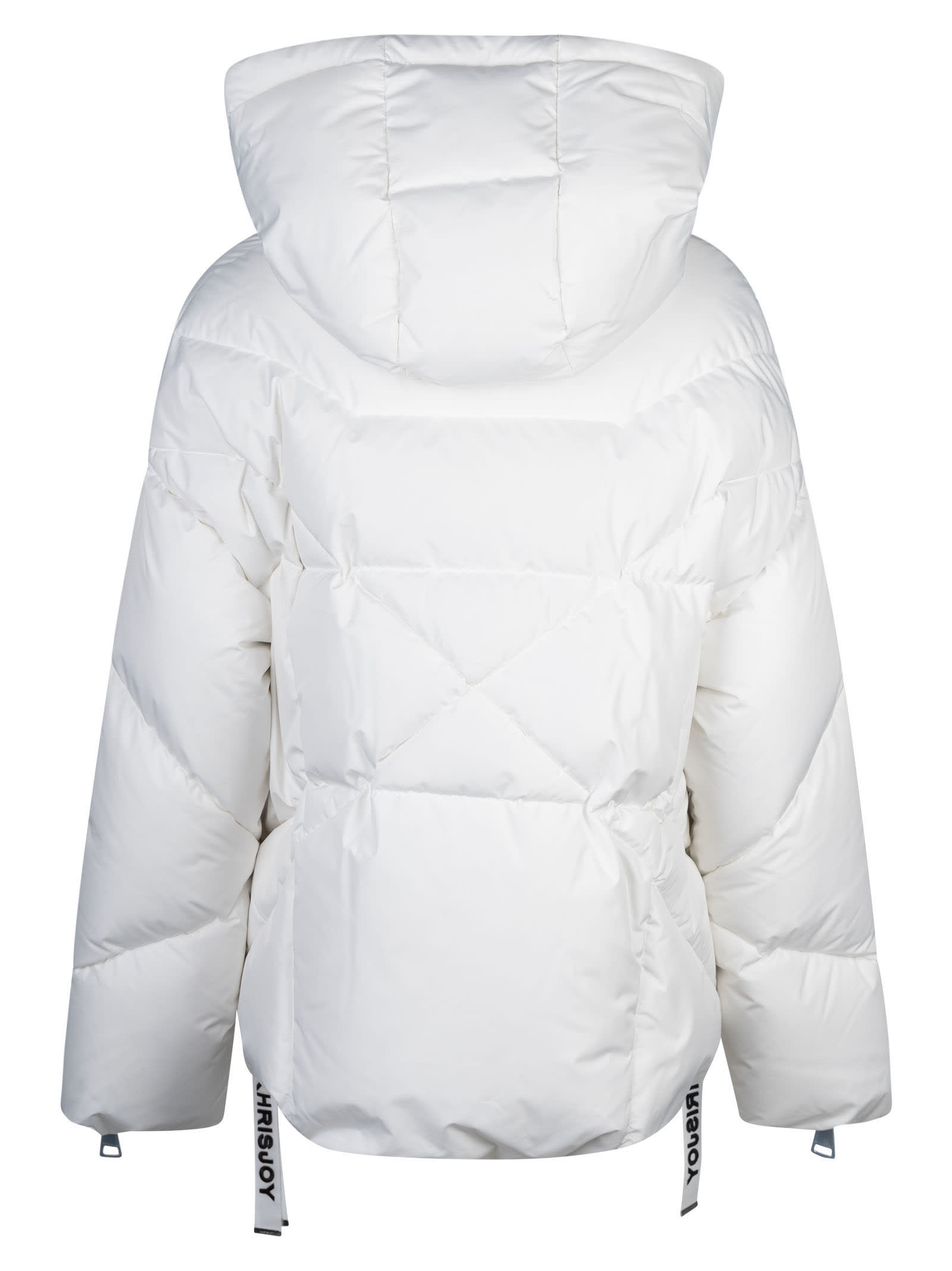 Shop Khrisjoy Iconic Puffer Jacket In White