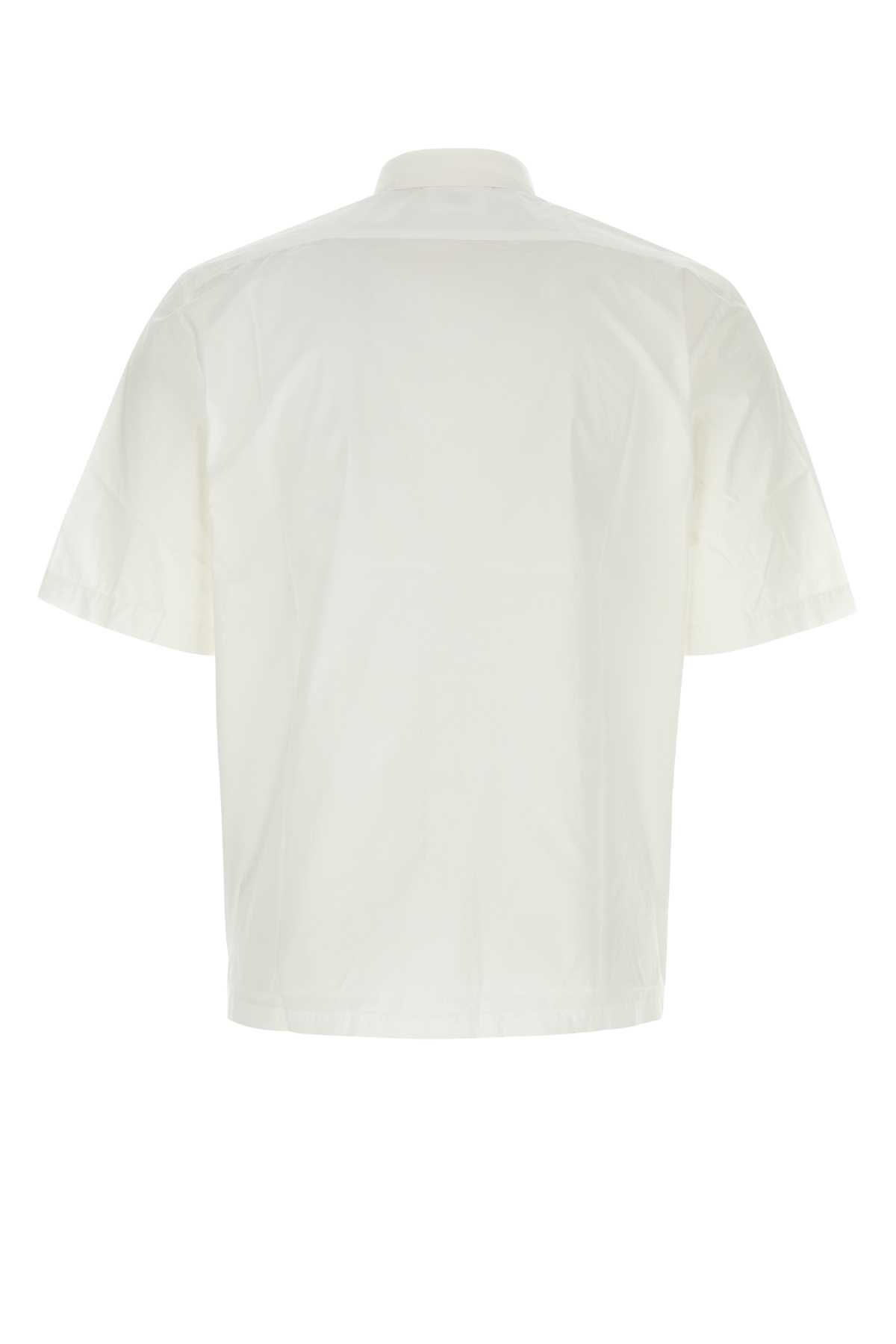 Shop C.p. Company White Cotton Shirt In Gauzewhite