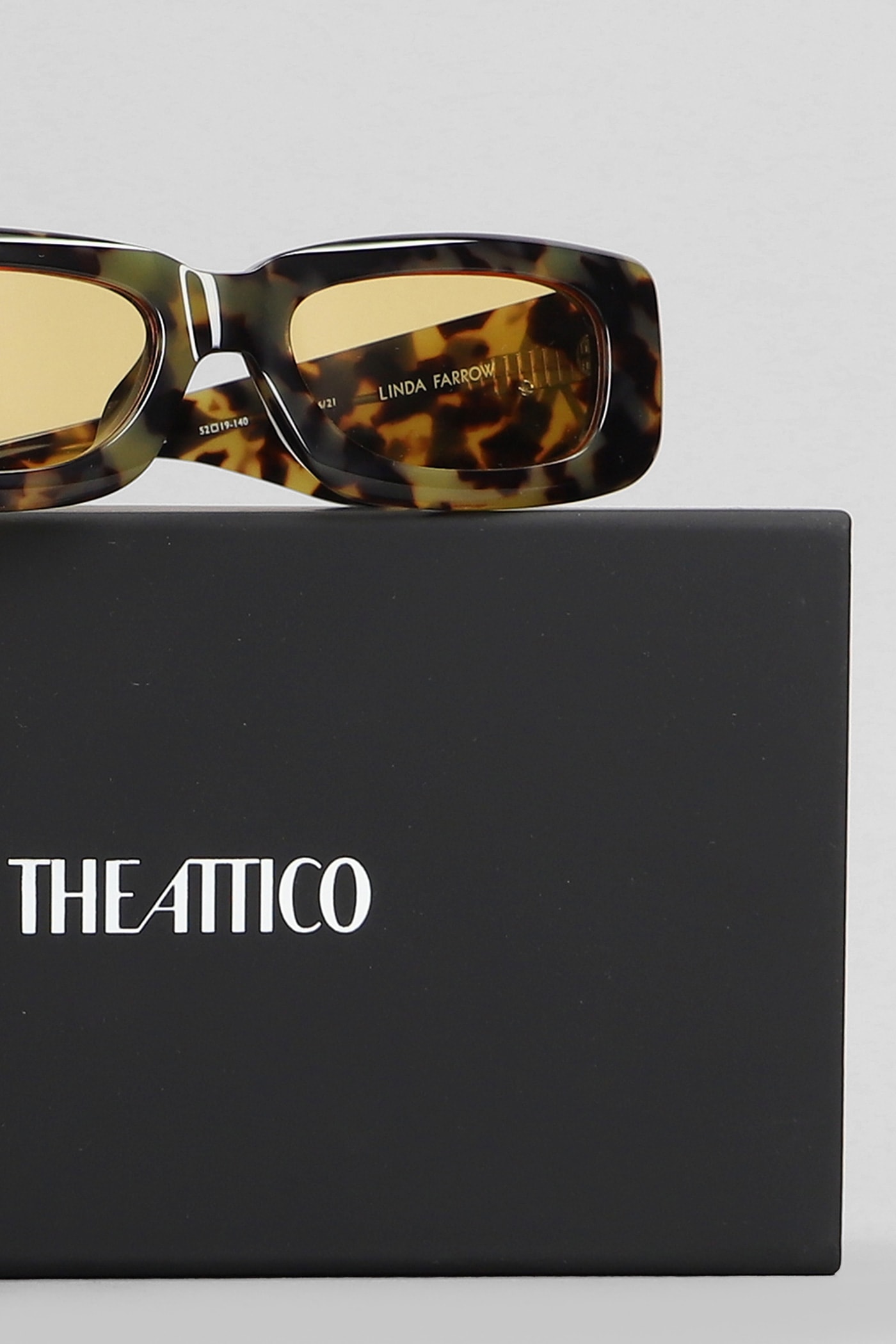 Attico Mafra Sunglasses In Tortoise Shell Acrylic In Brown