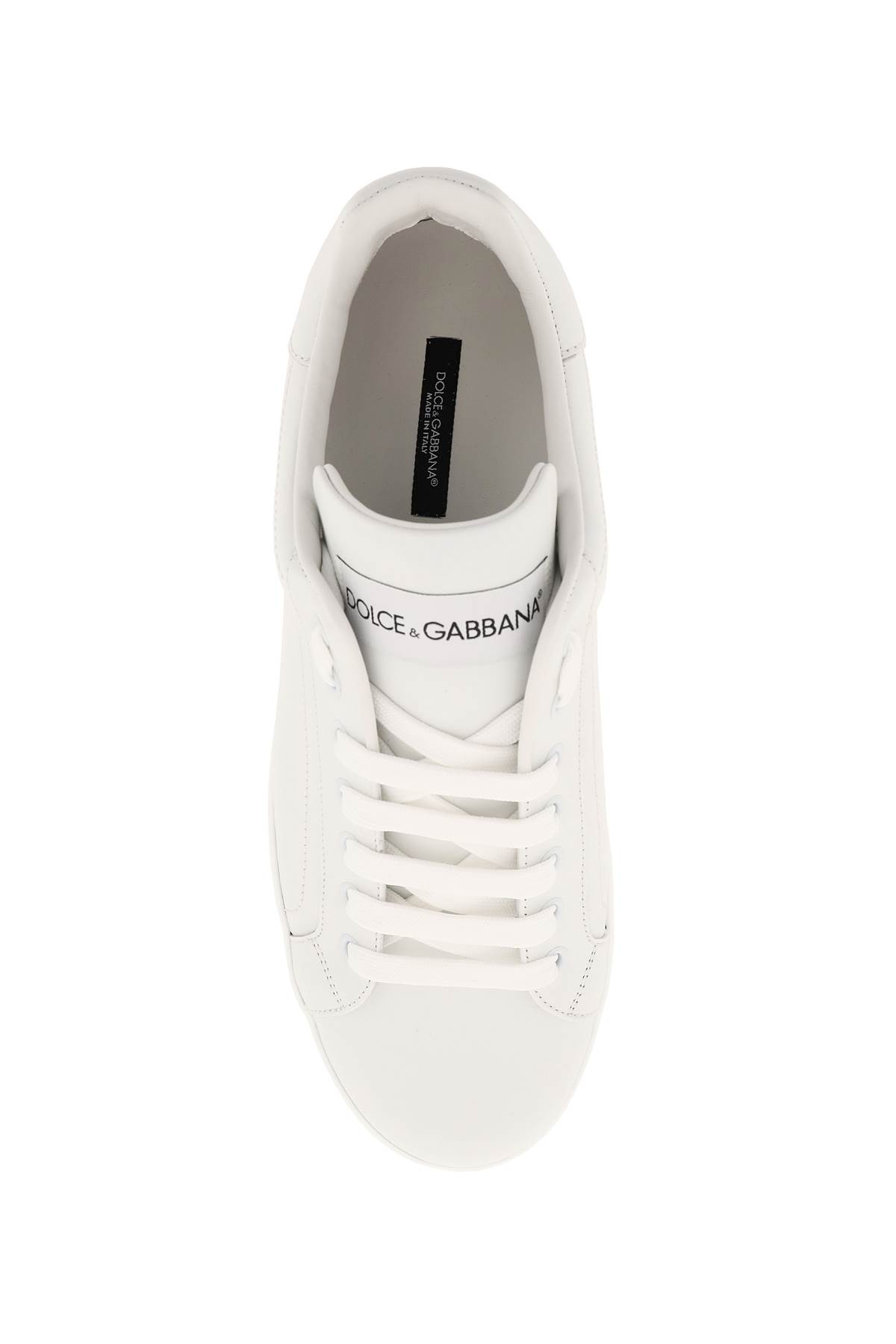 Shop Dolce & Gabbana Portofino Sneakers In Bianco (white)