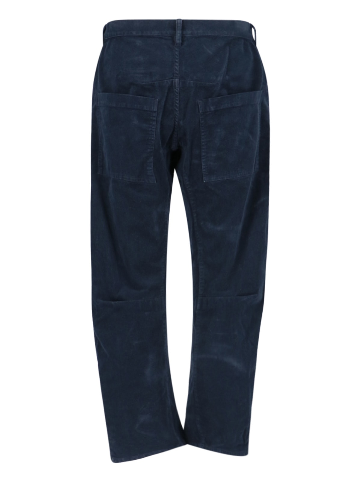 Shop Nili Lotan Shon Corduroy Wide Pants In Blue