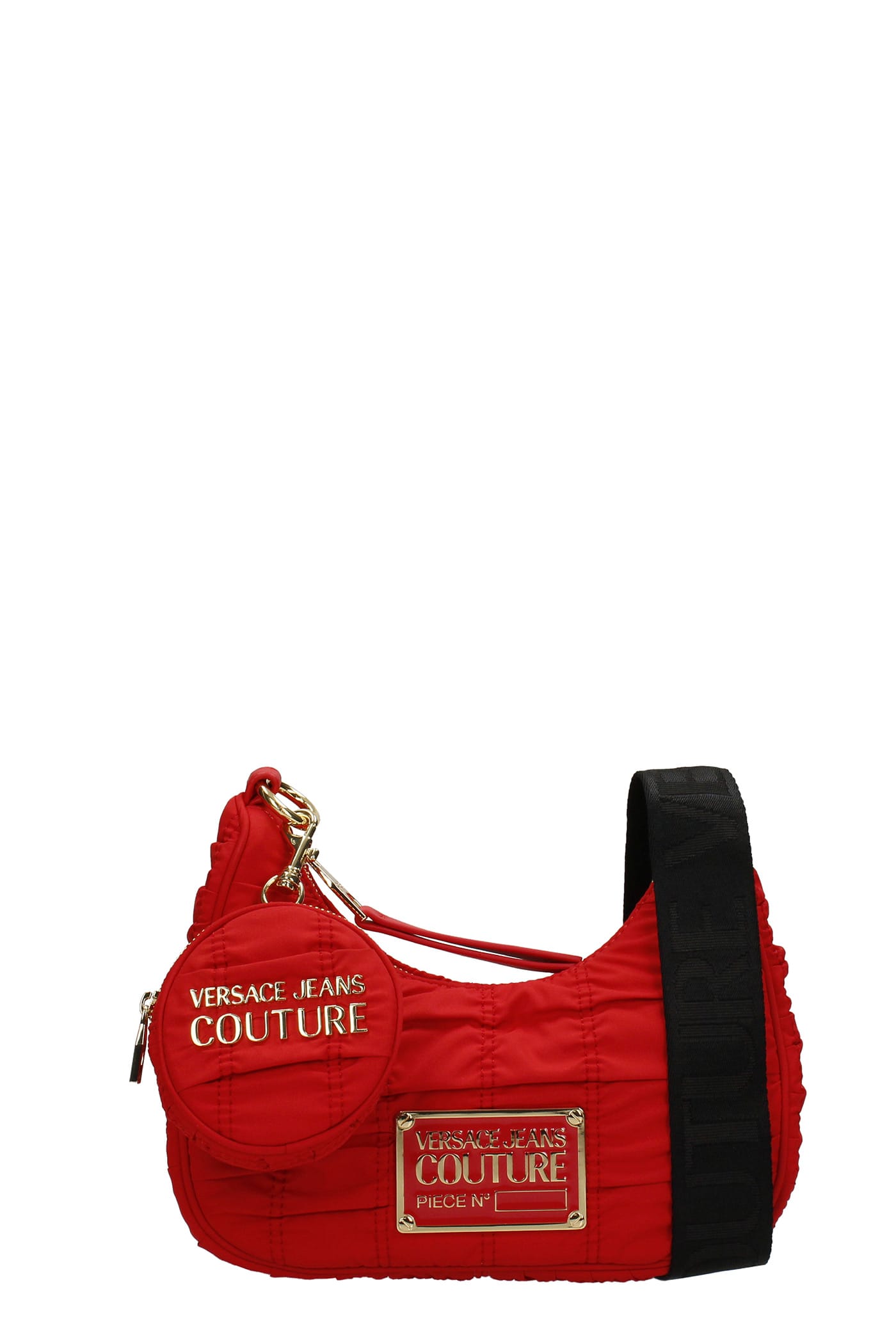 Versace Jeans Couture Shoulder Bag In Red Nylon
