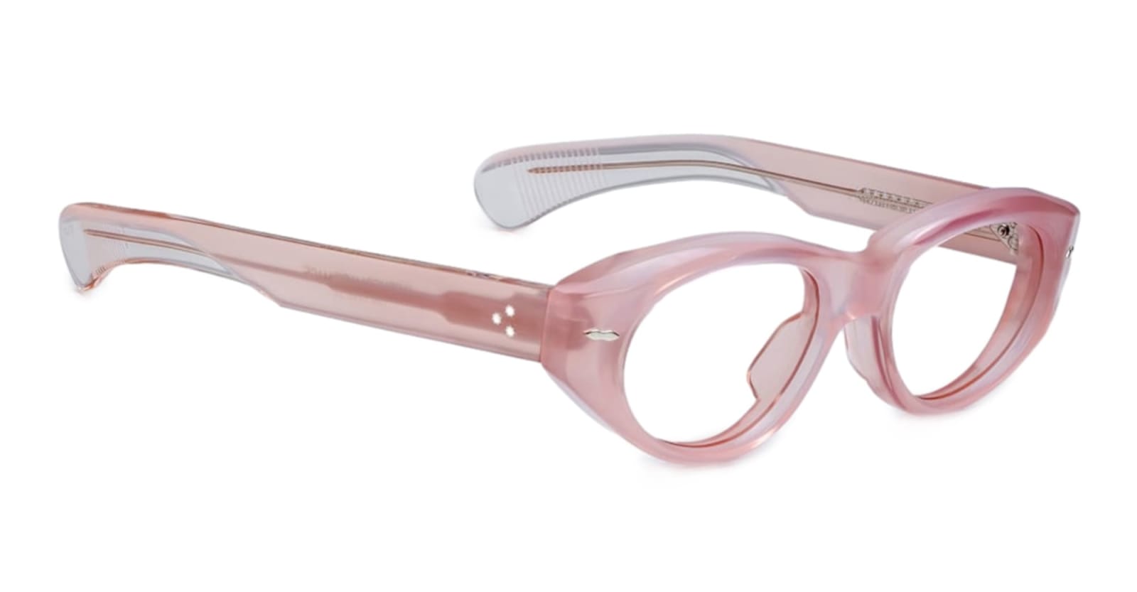 Shop Jacques Marie Mage Krasner - Peach Rx Glasses In Pink