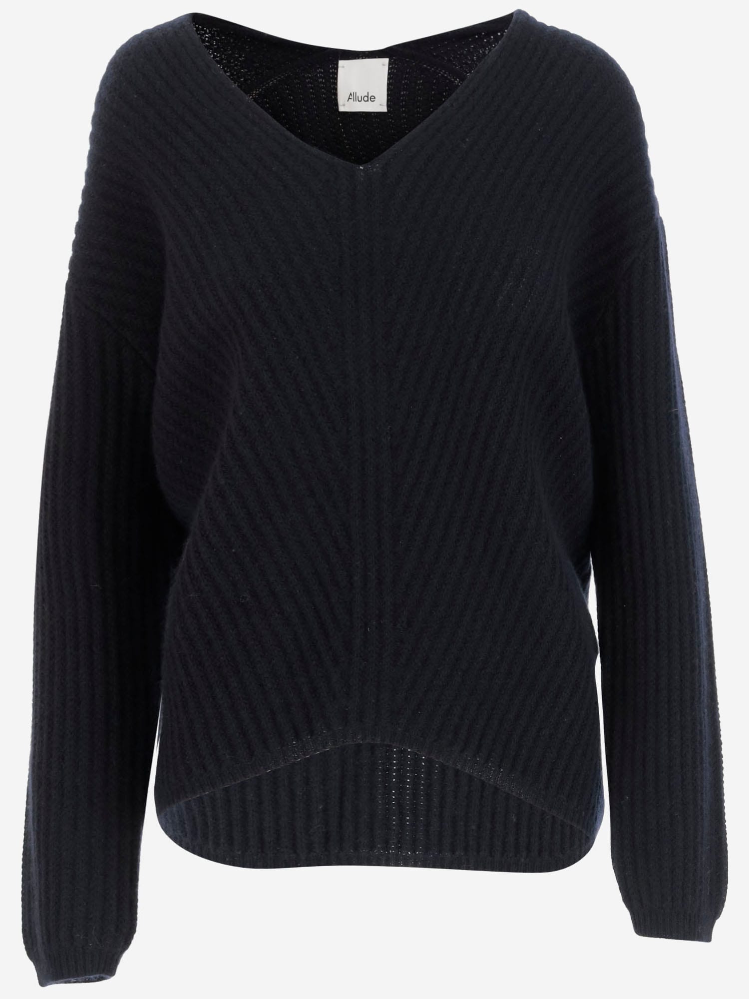 Ribbed Cashmere Pullover