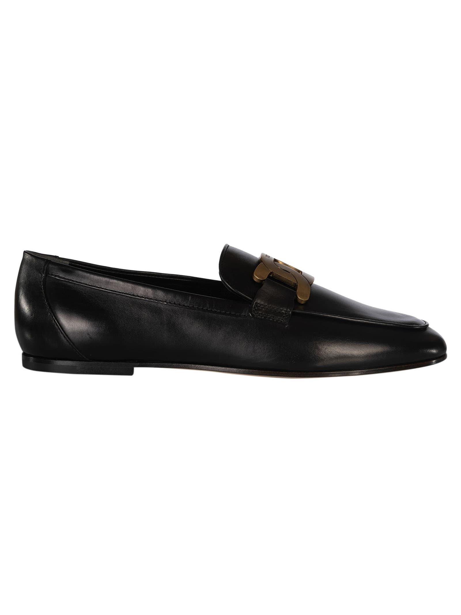 Shop Tod's 79a Loafers In Black