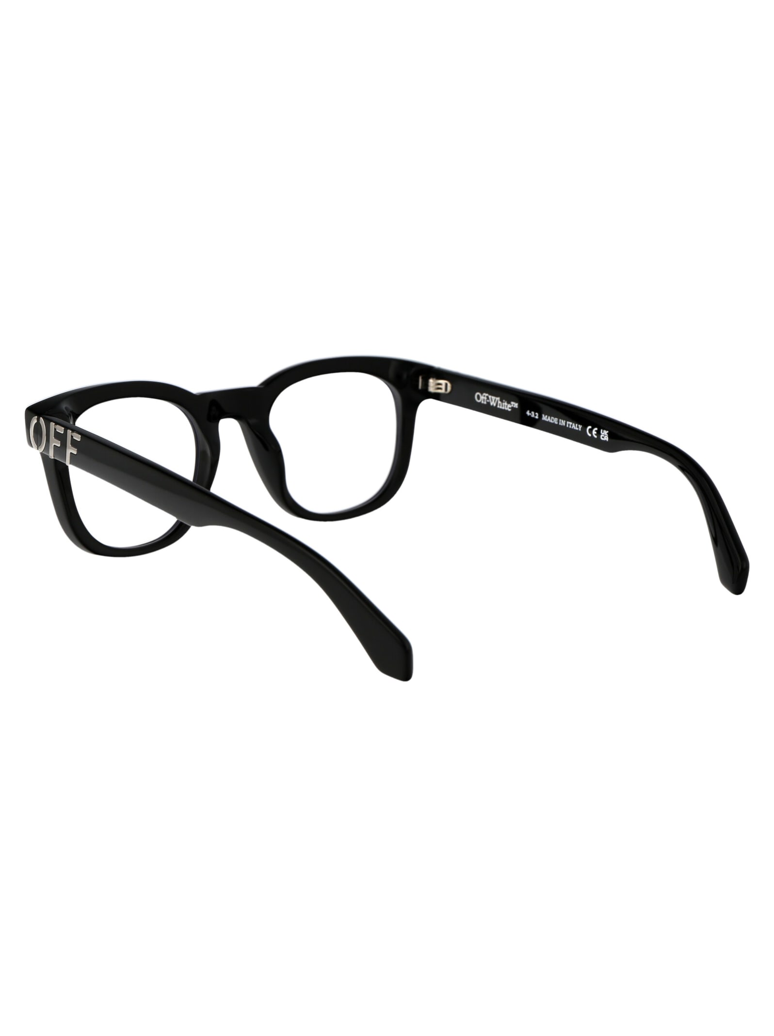 Shop Off-white Optical Style 71 Glasses In 1000 Black