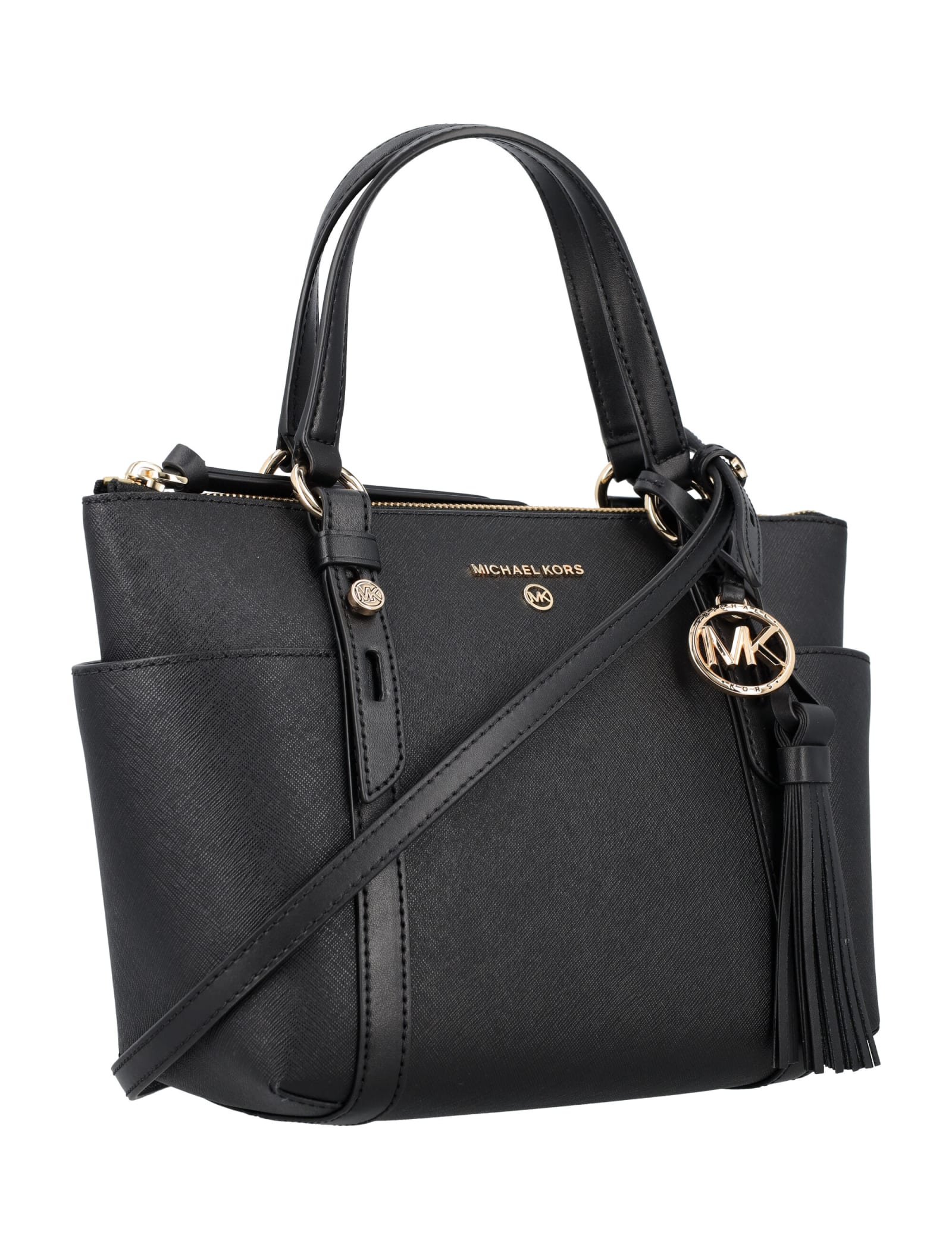 Shop Michael Michael Kors Sullivan Sm Tote Bag In Black